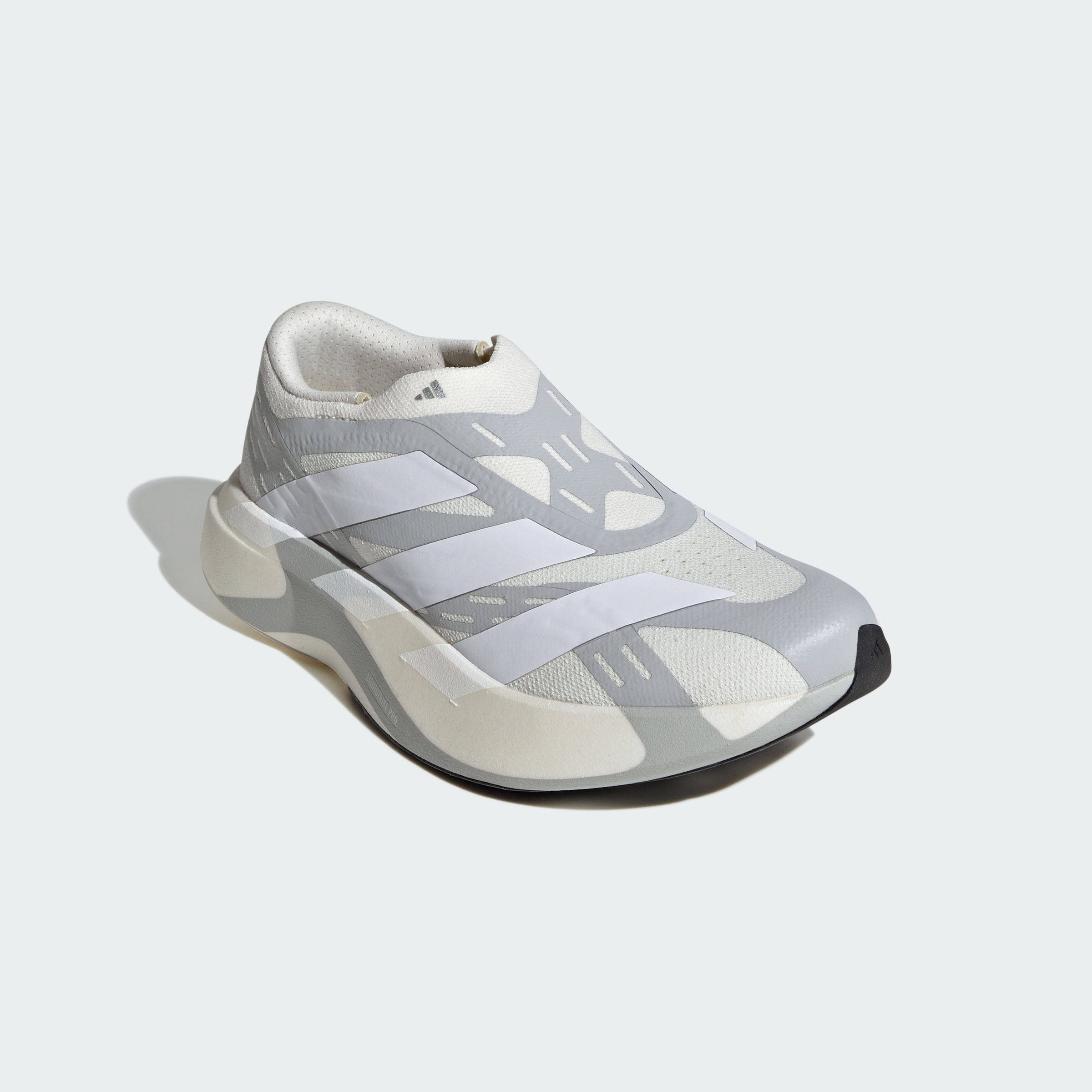 adidas Adizero Evo SL Laceless White Grey Front