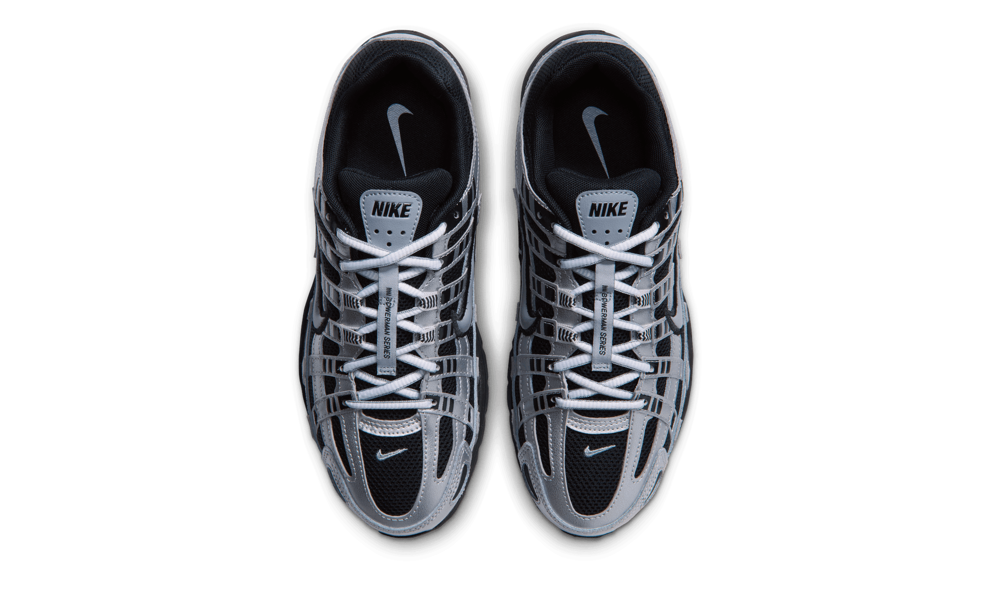 Nike P-6000 Black Metallic Silver gallery view 3