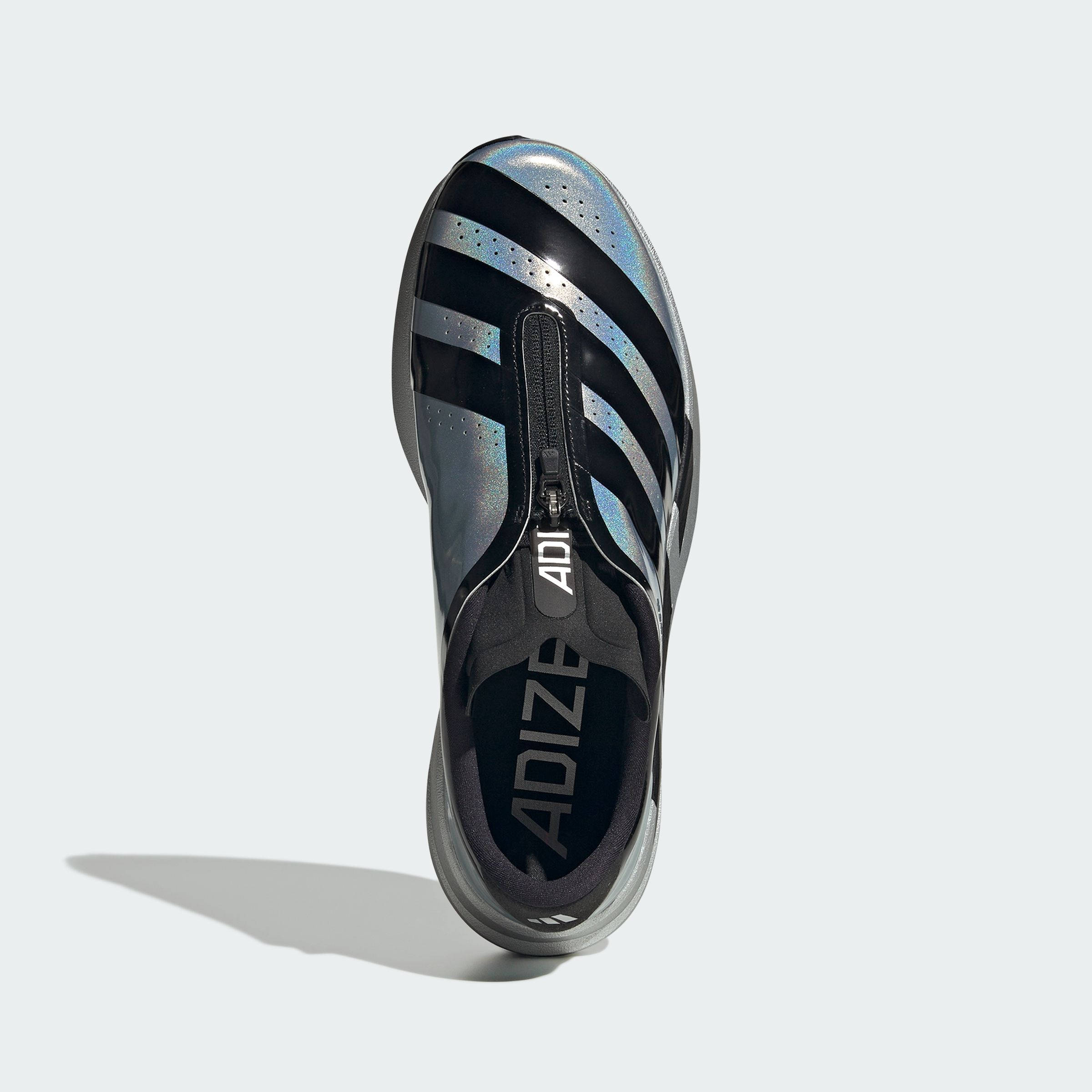 adidas Adizero EVO SL Zip Silver Metallic Black KH7787 middle