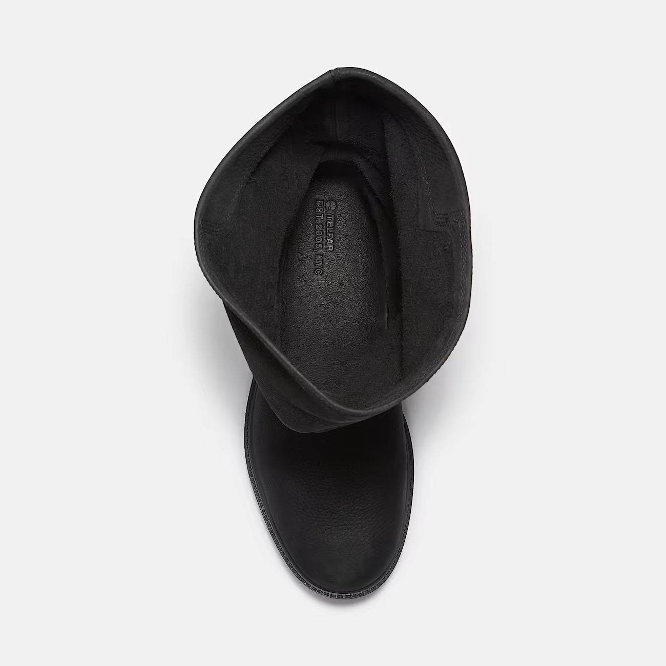 Timberland x TELFAR Premium Pull On Boot in Black TB0A446GW05 top