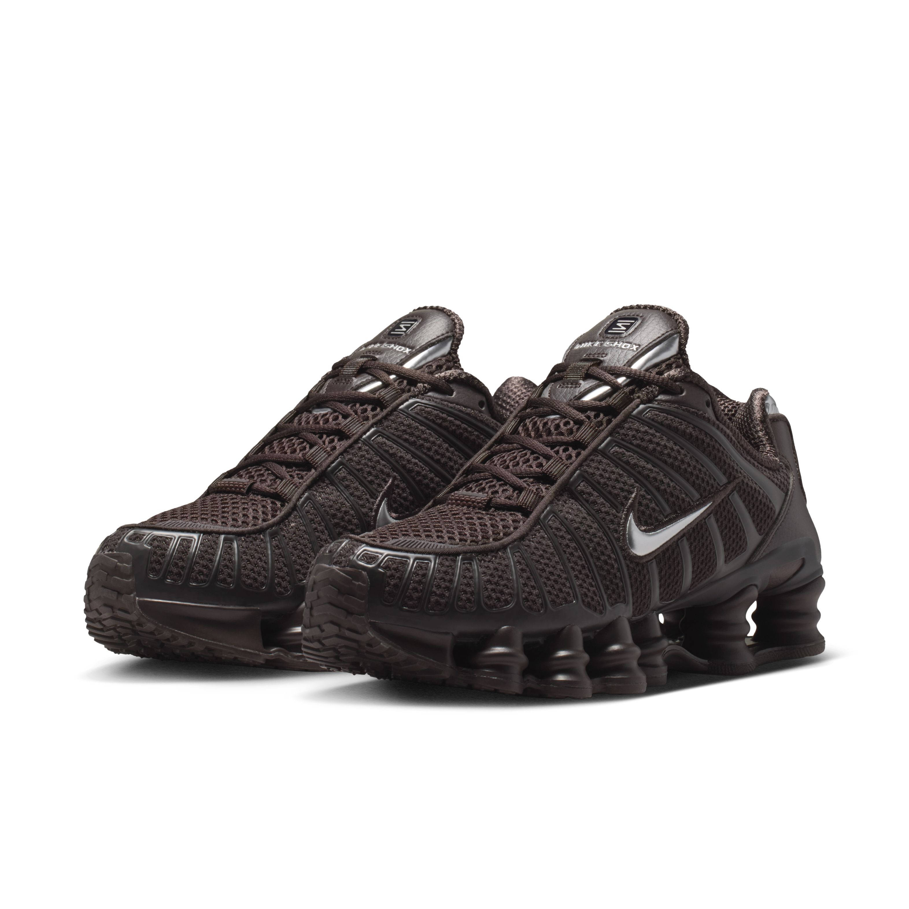 Nike Shox TL Velvet Brown Metallic Silver IH2559 201 front