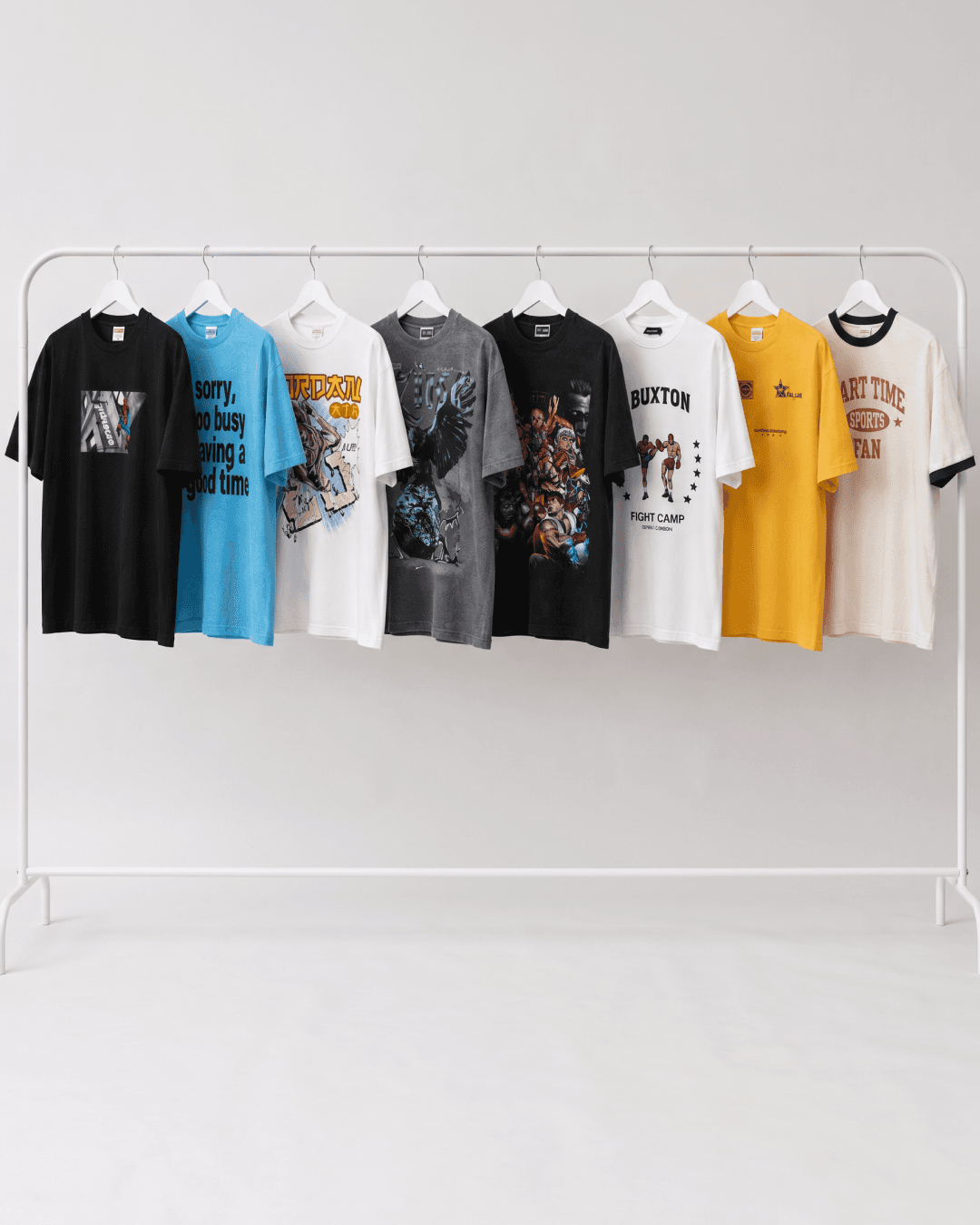 Part-time sports fan graphic tee with jean shorts and red cap