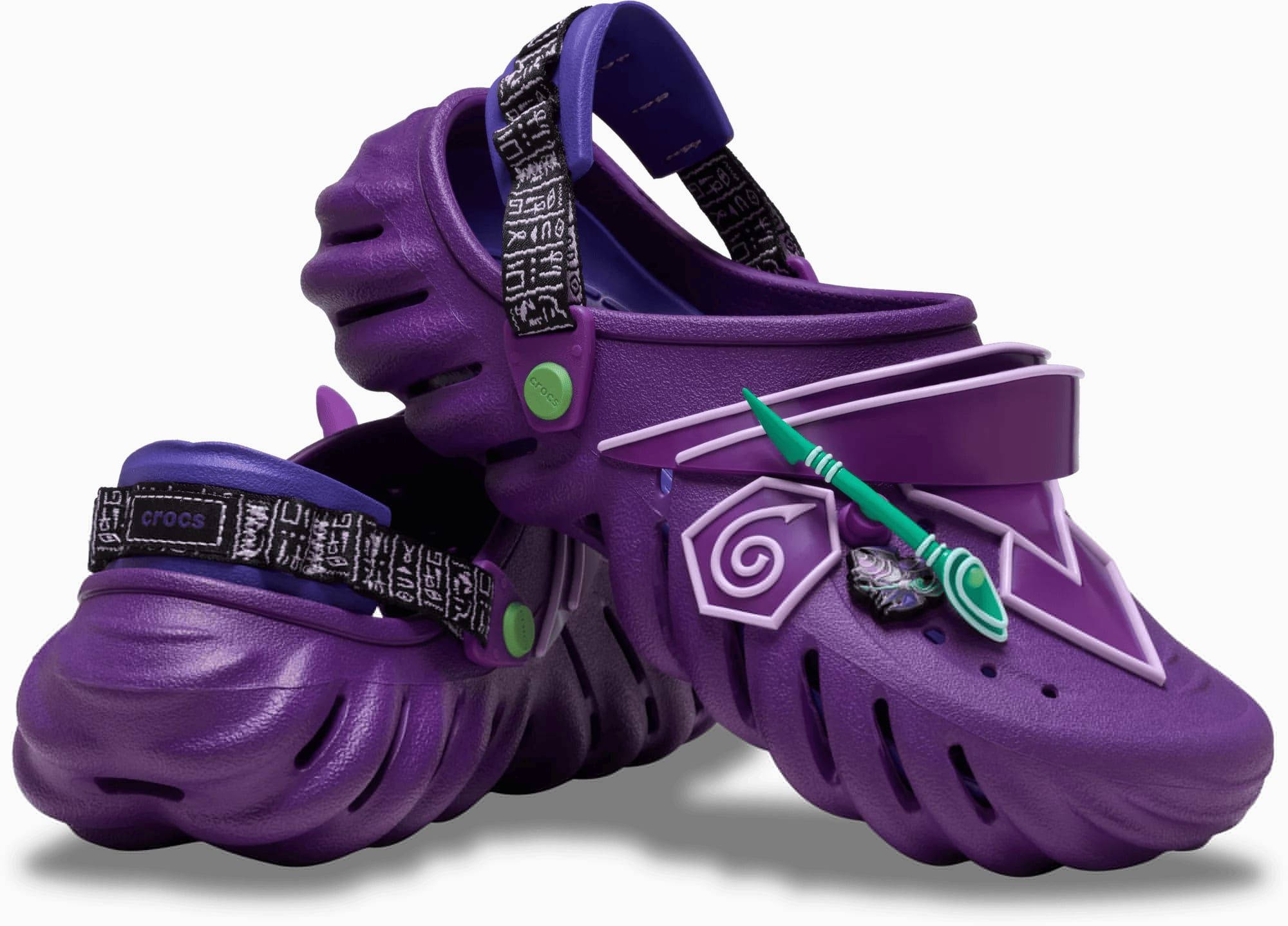 Yu Gi Oh! x Crocs Classic Echo Clog Dark Magician 213591 90H heel