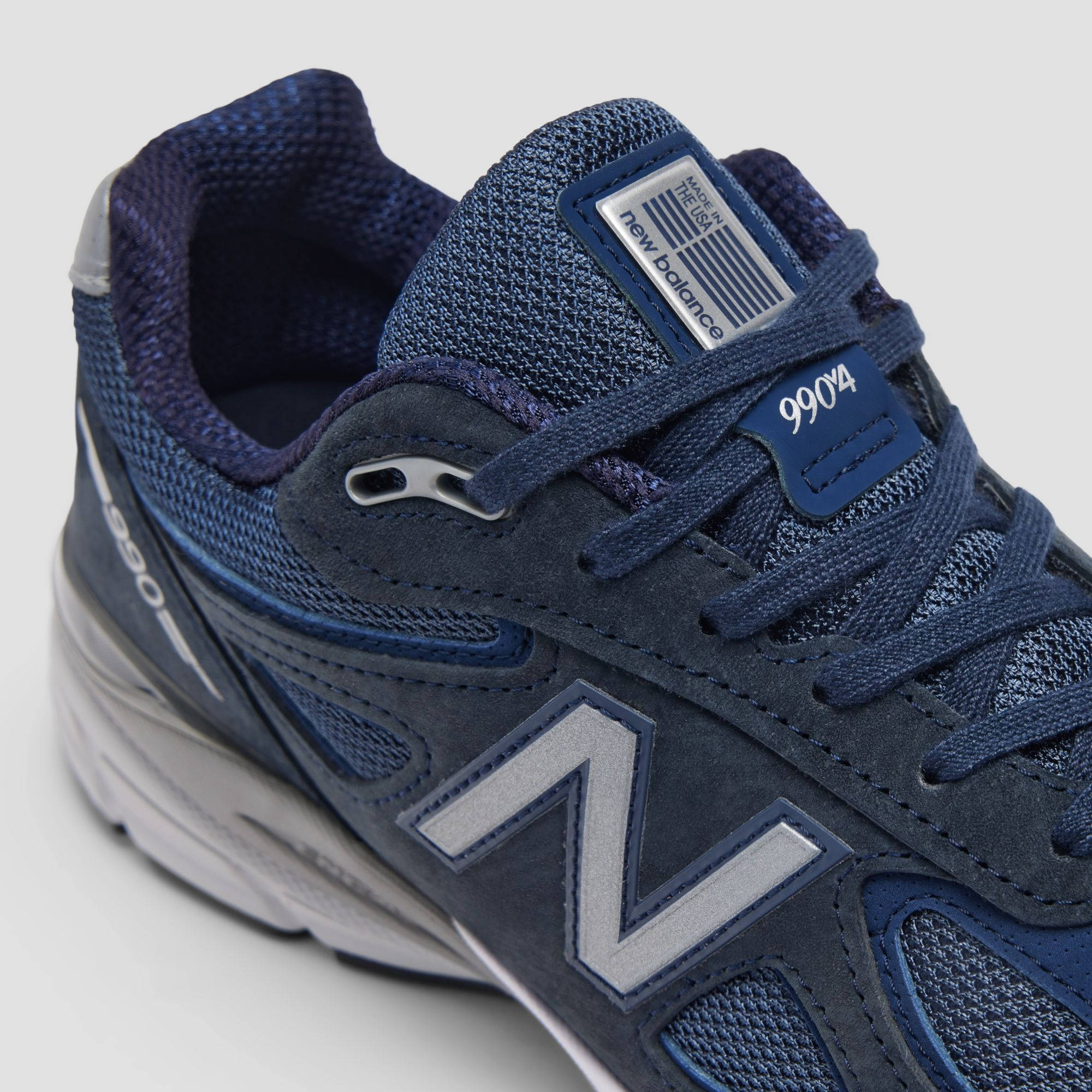 New Balance 990v4 Navy U990NV4 tongue