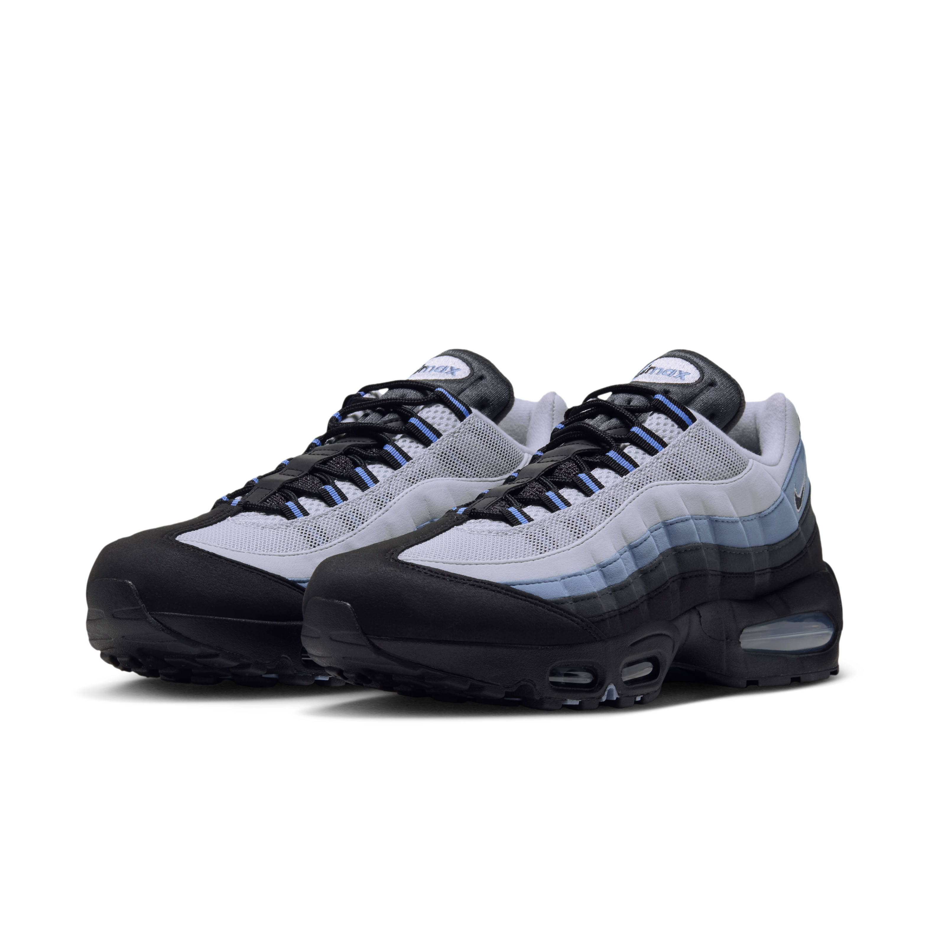 Nike Air Max 95 Big Bubble Black Work Blue Pair
