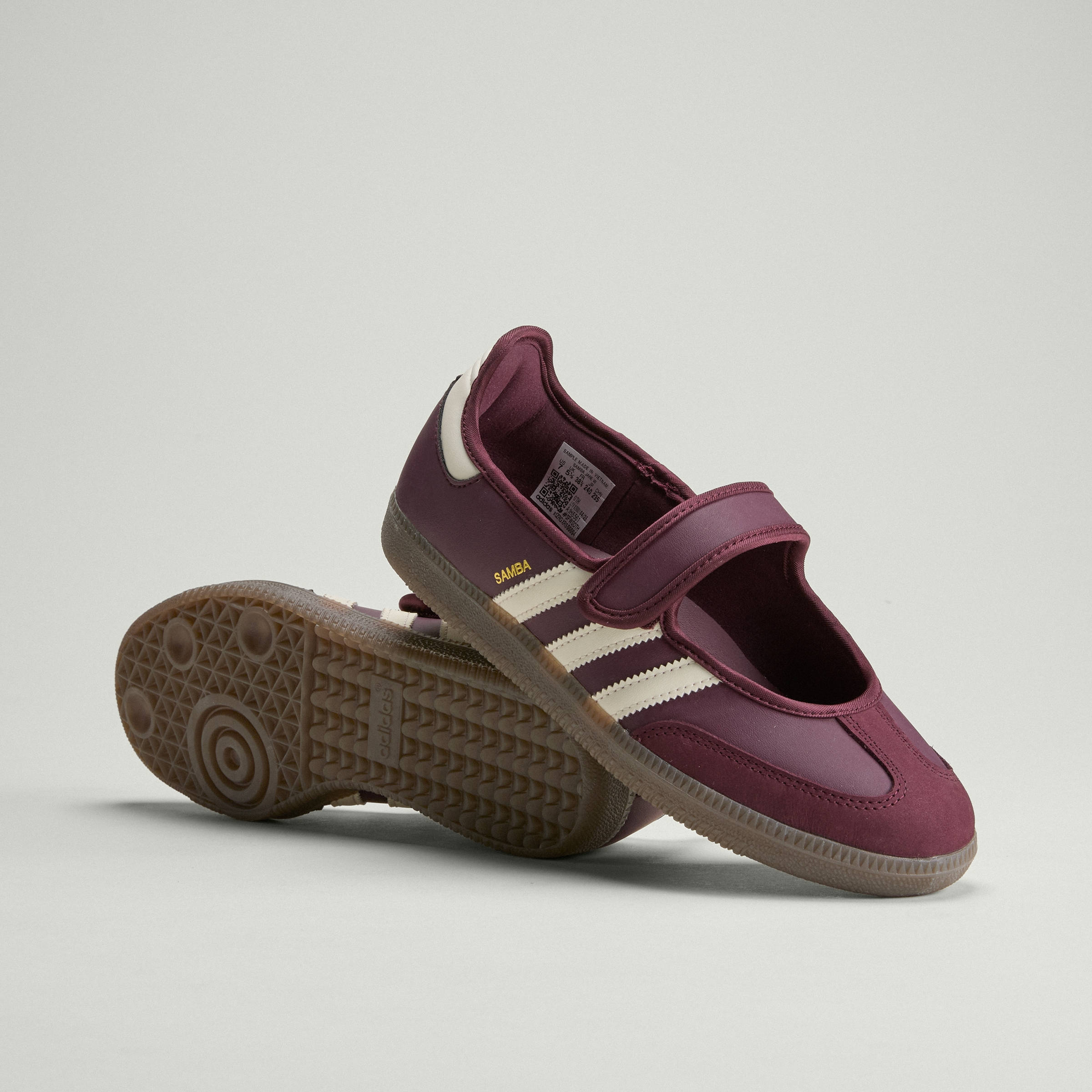 adidas Samba OG Maroon Cream White Lifestyle