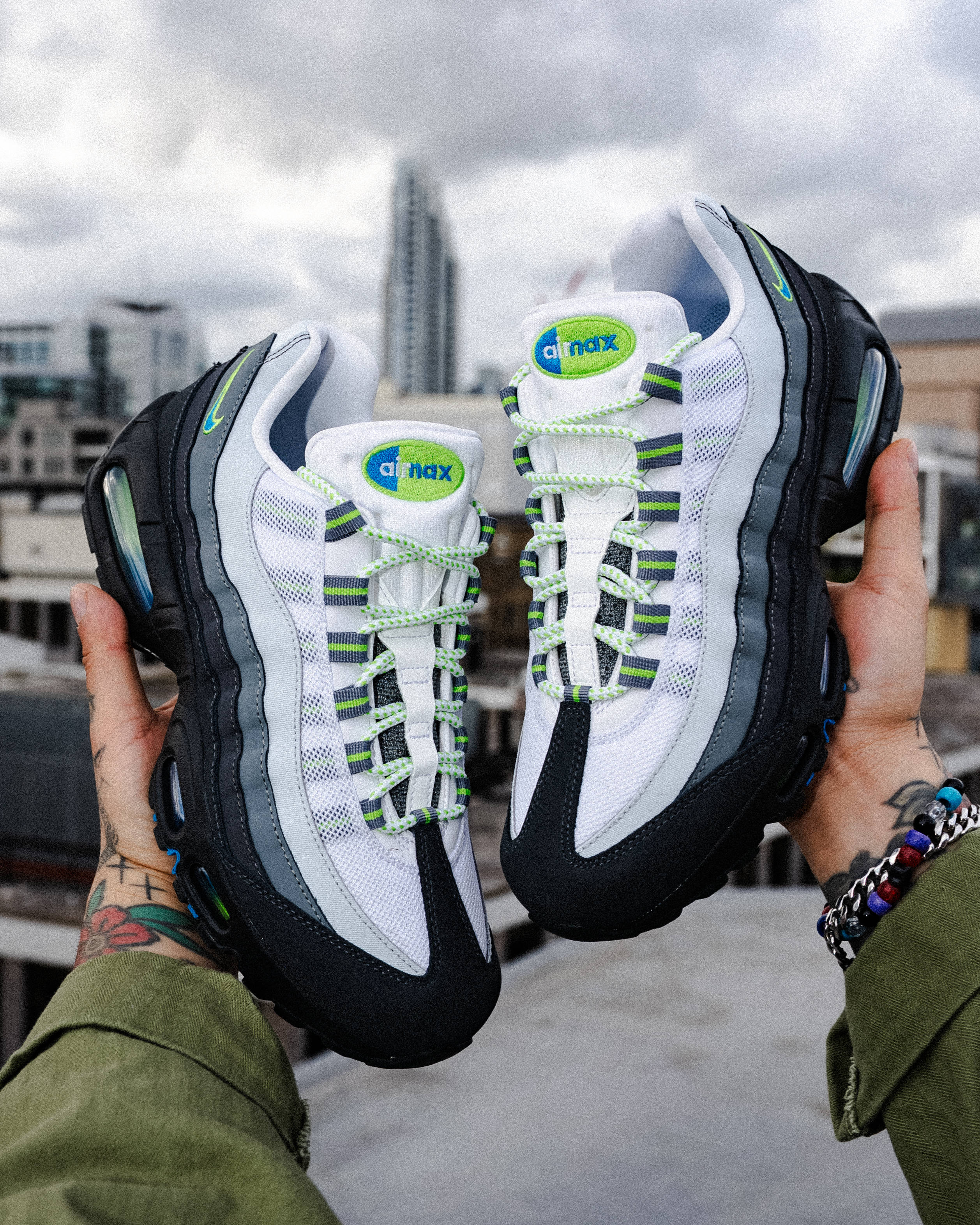 Nike Air Max 95 green apples jd exclusive