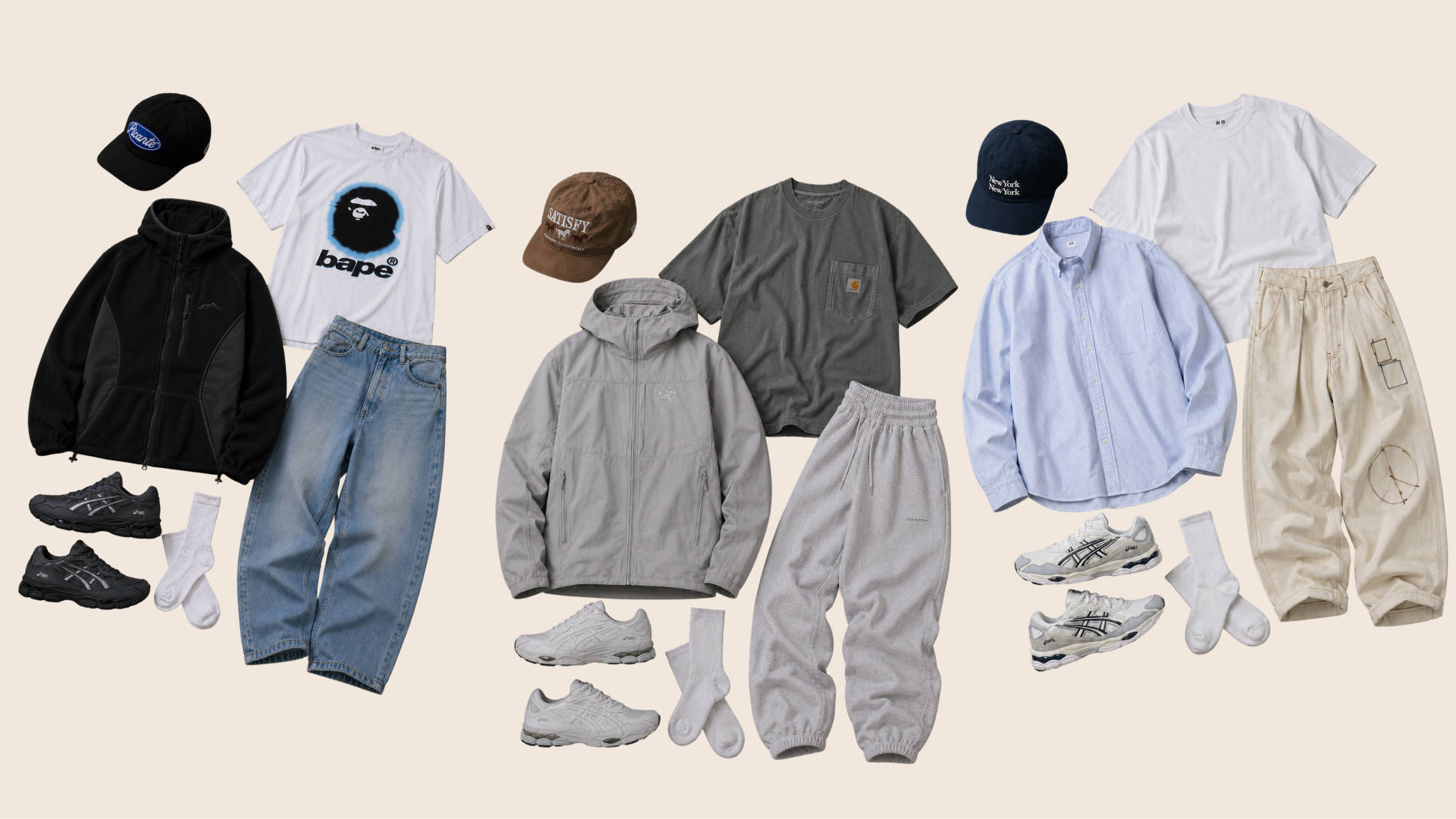 asics gel nyc flatlay banner editorial 16-9