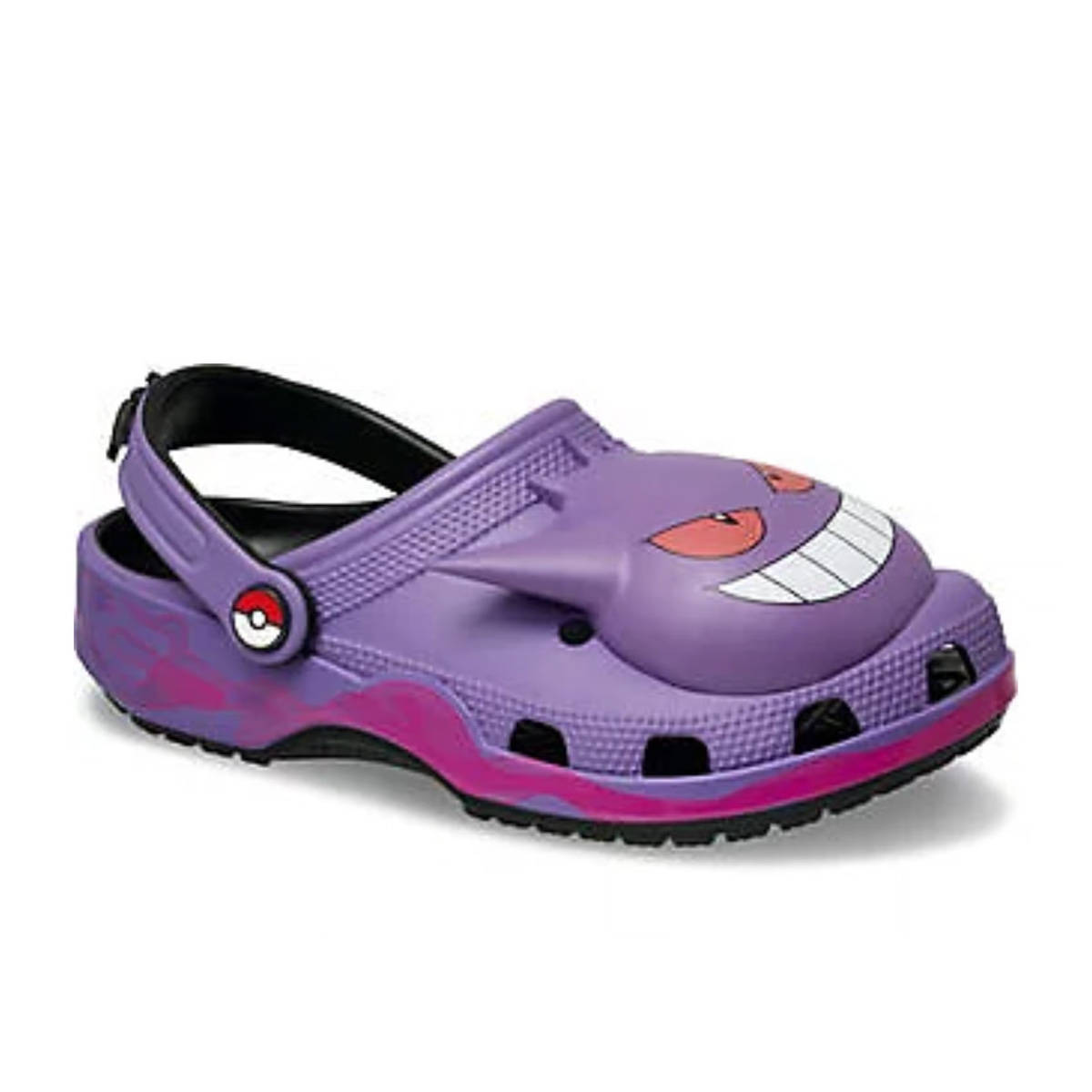 Pokémon x Crocs Classic Clog Gengar Side