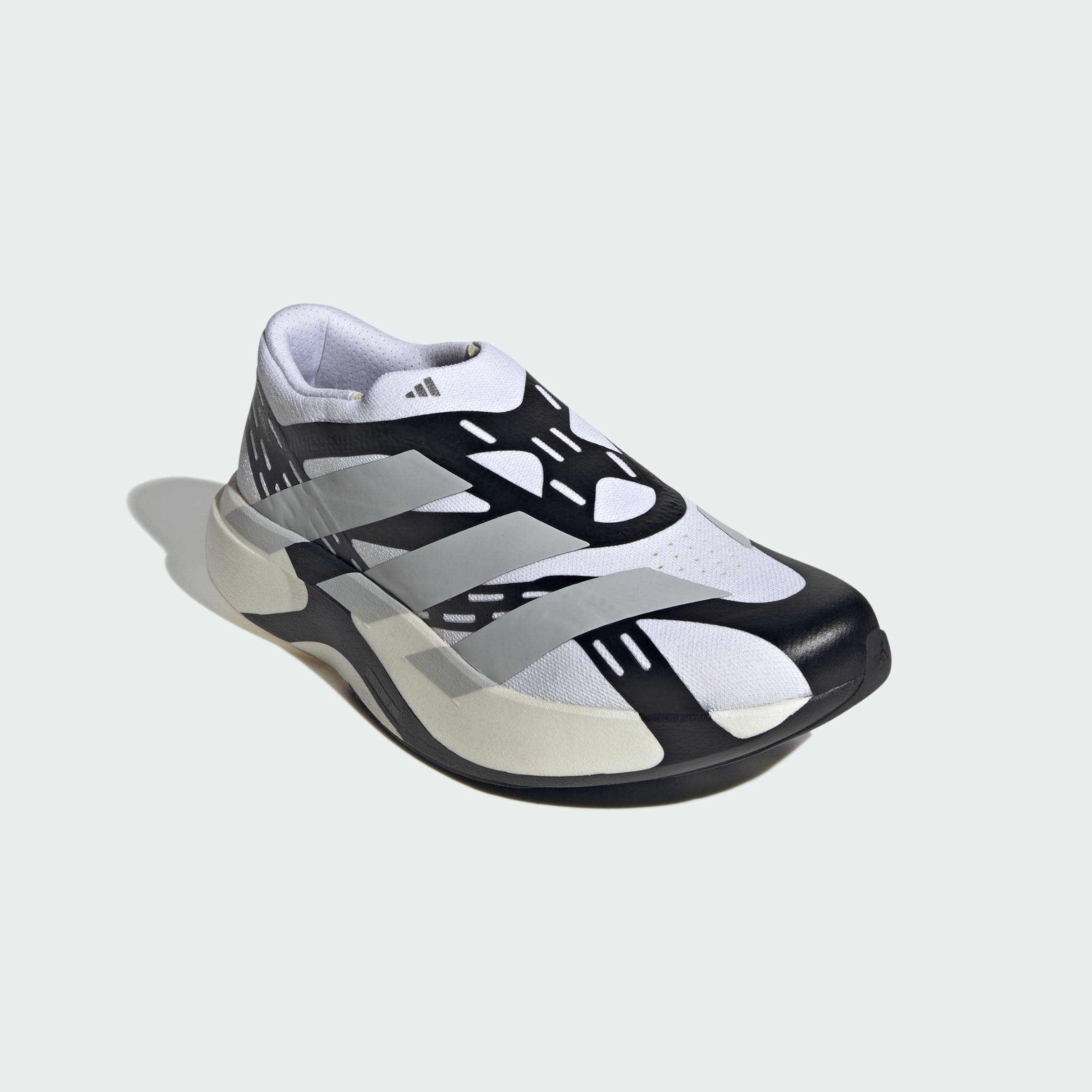 adidas Adizero Evo SL Laceless White Grey Black Front