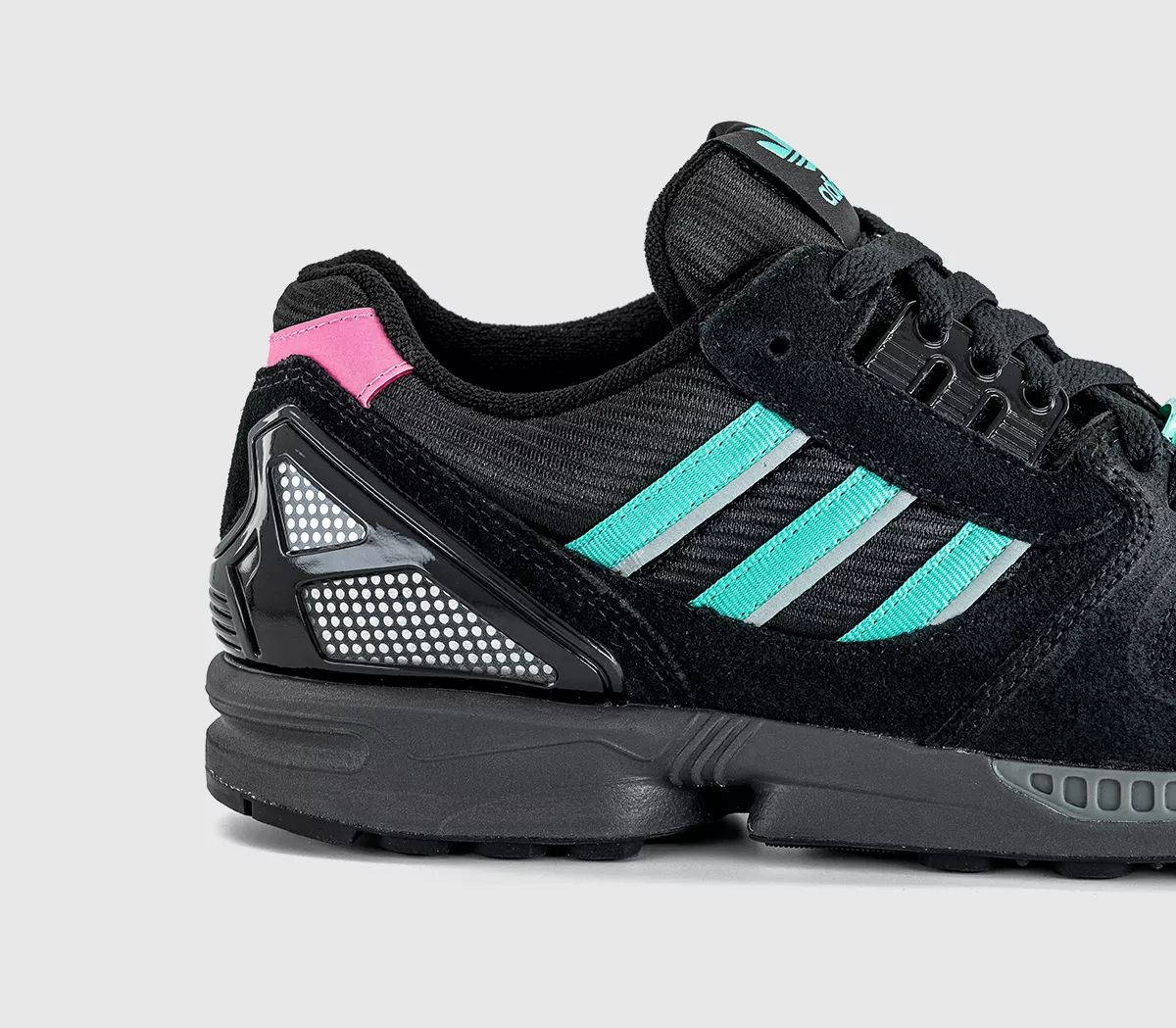 Offspring x adidas ZX 8000 Neon Nights LB8101 heel