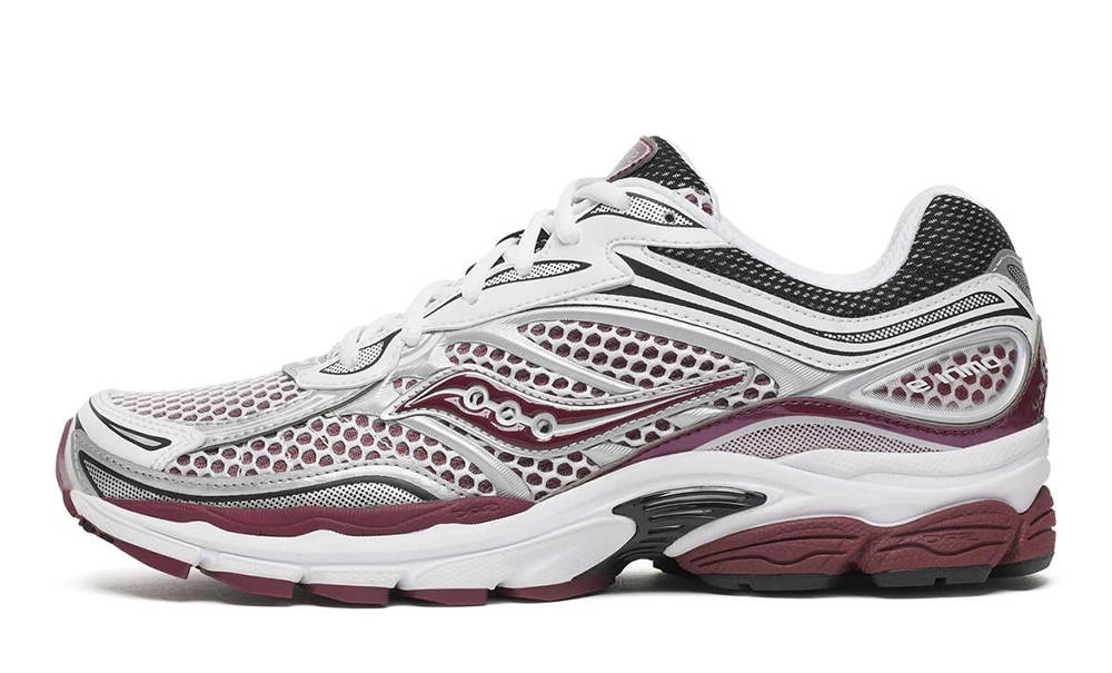 Saucony ProGrid Omni 9 White Maroon