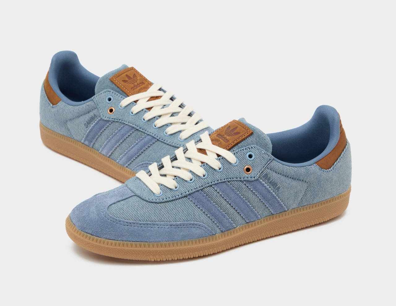 adidas Samba OG Blue Denim Side