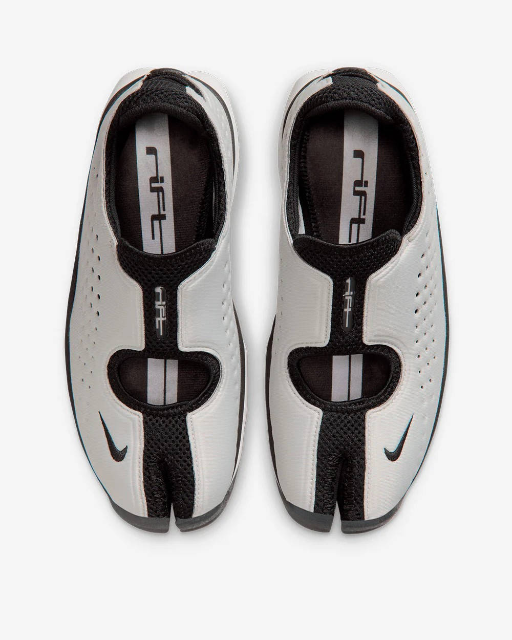 nike rift 2 silver black