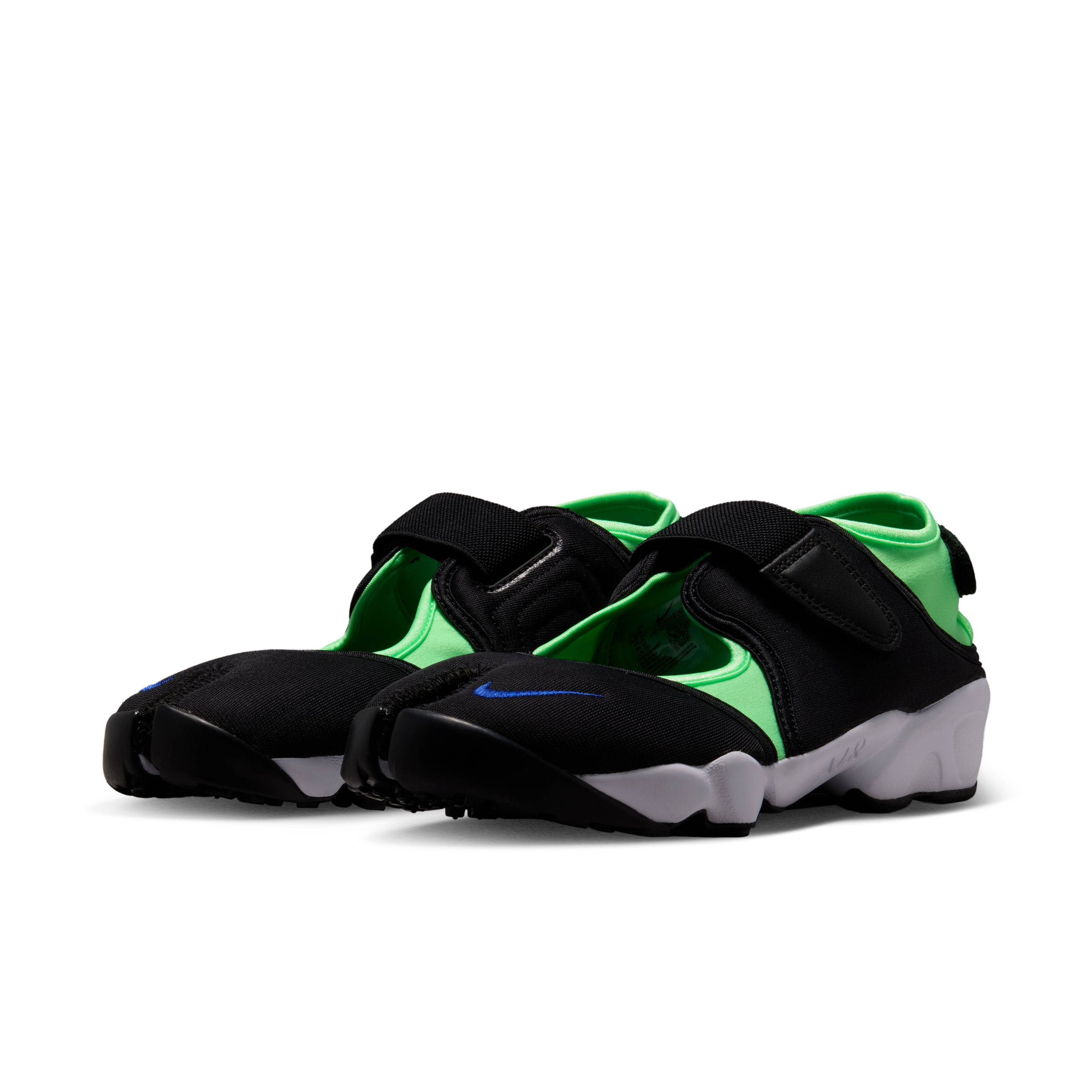 Nike Air Rift Black Royal Illusion Green IV6058 001 front