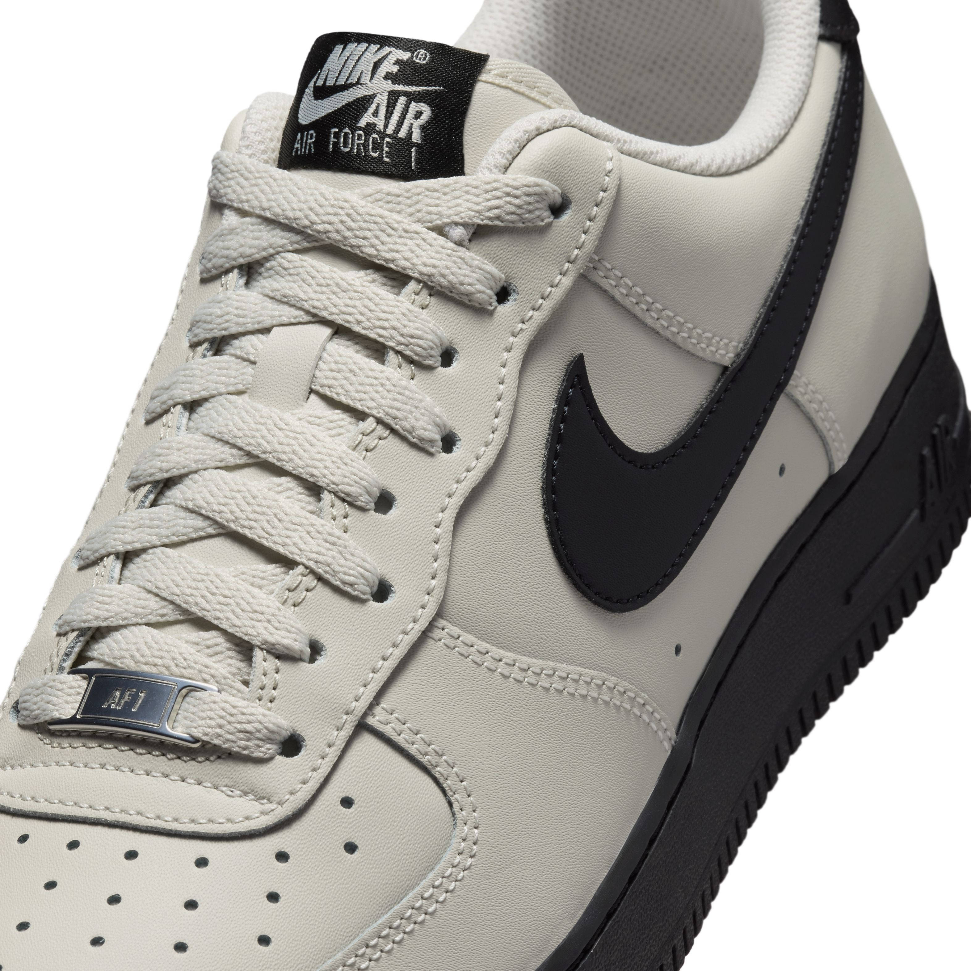 Nike Air Force 1 07 Light Bone Black FJ4146 005 side