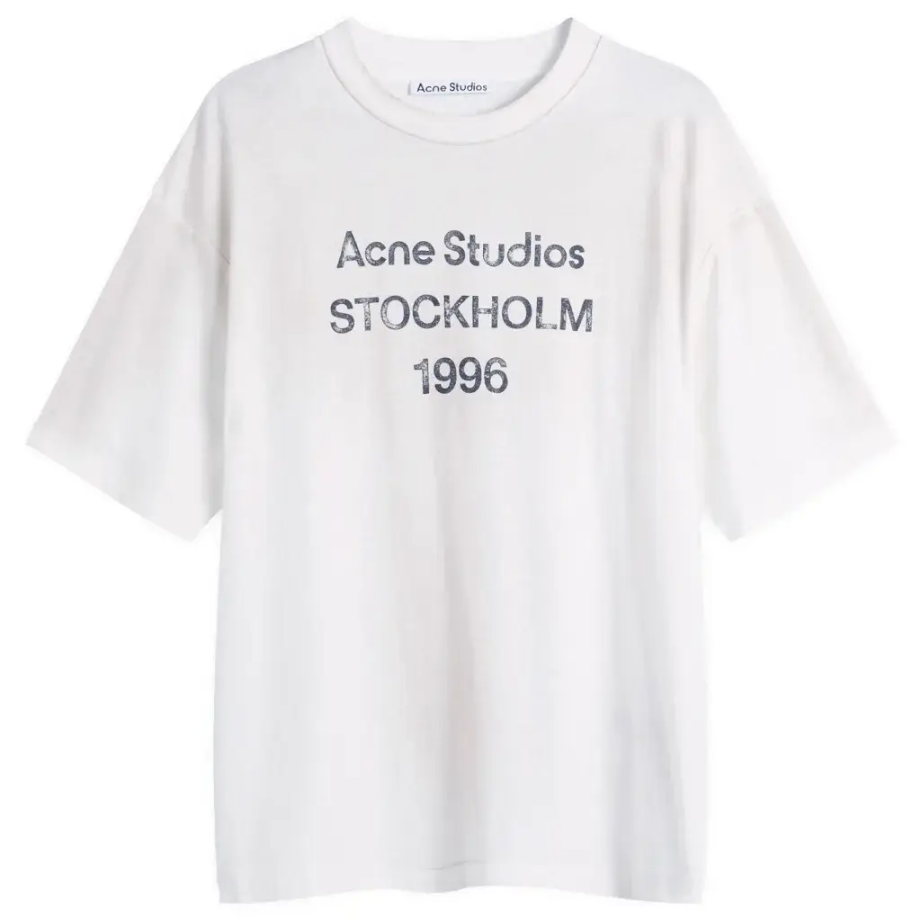 acne studios t shirt white