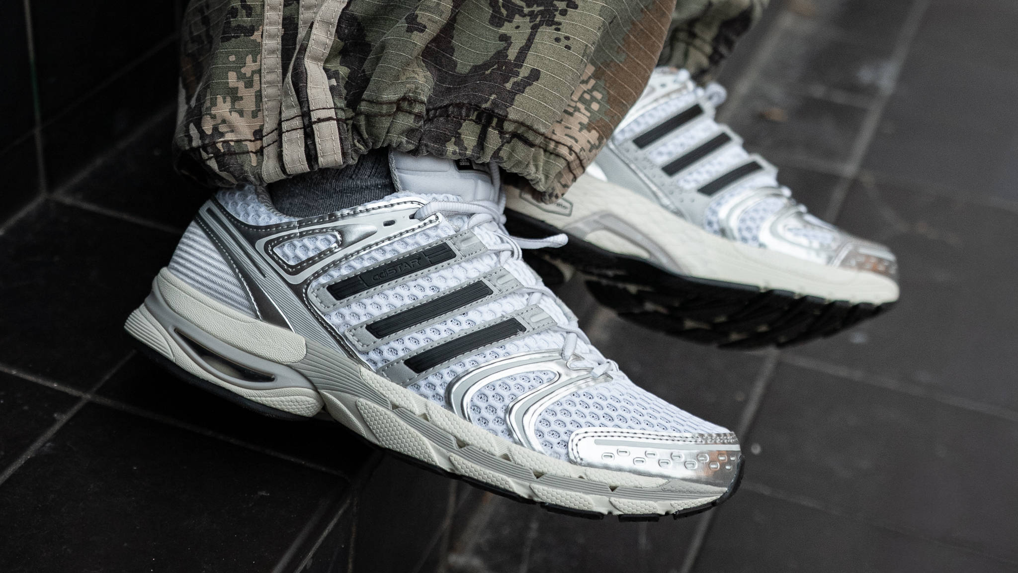 Side view of adidas Adistar Control 5