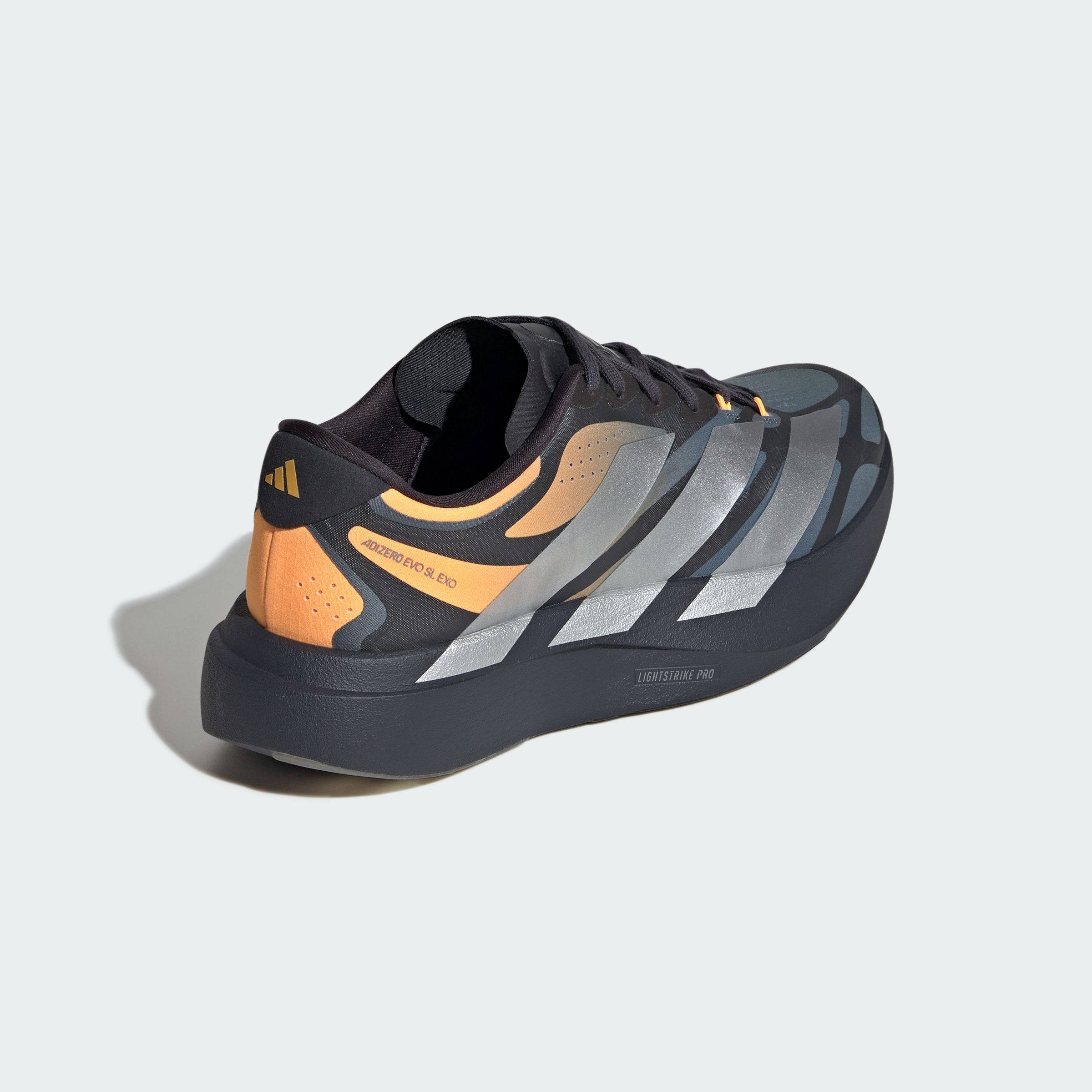 adidas Adizero EVO SL EXO Silver Lucid Tangerine KJ0427 back