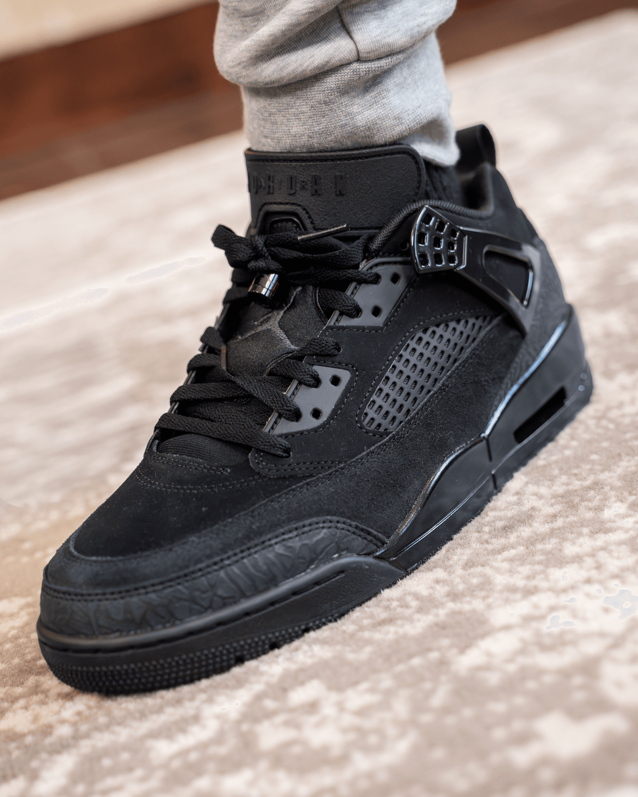 Jordan Spizike Low Black Cat