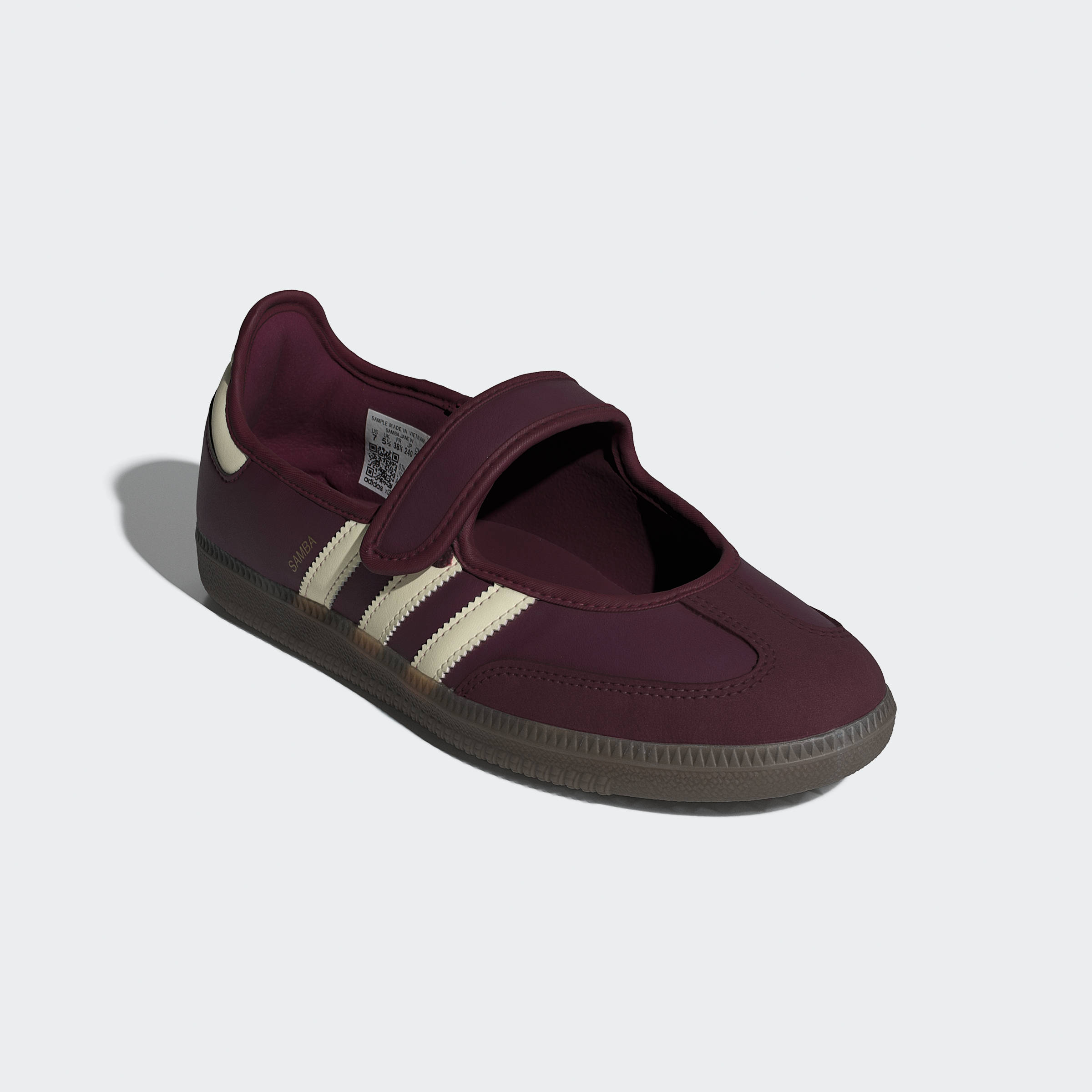 adidas Samba OG Maroon Cream White Front