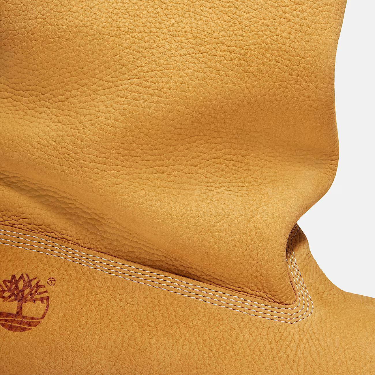 Timberland x TELFAR Premium Pull On Boot Yellow TB0A446G754 closeup