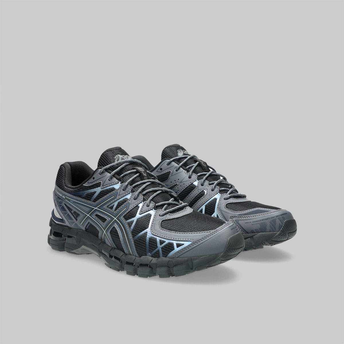 ASICS Gel kayano 20 Black Silver 1203B076 001 front