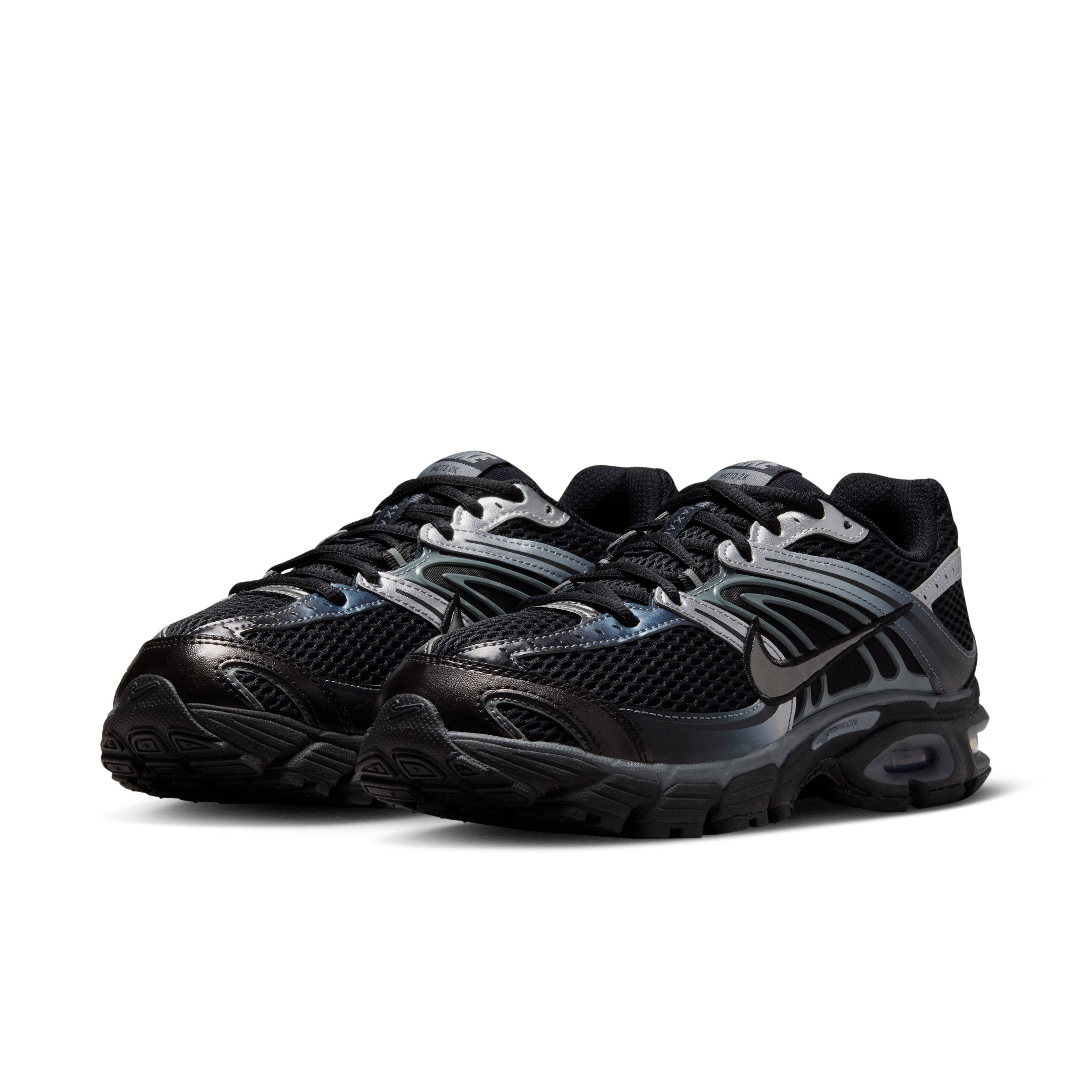 Nike Air Max Moto 2K Black Metallic Silver IH7803 001 front