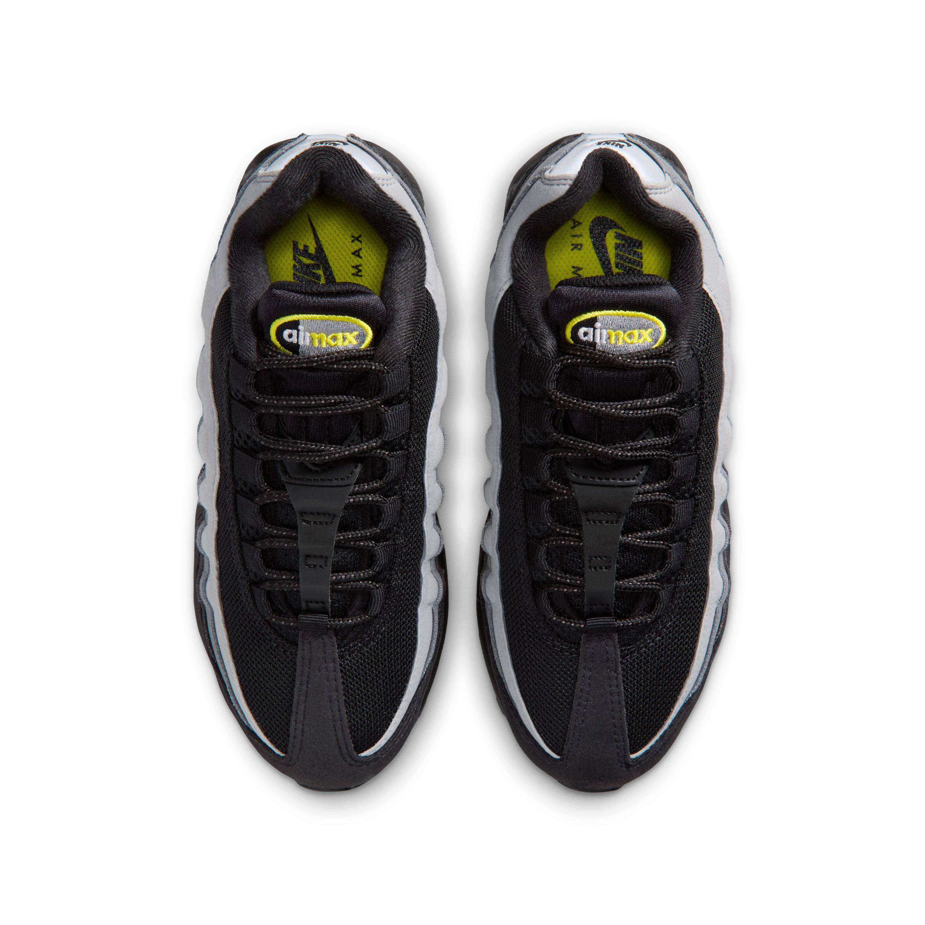 Nike Air Max 95 OG GS Big Bubble Black Chrome Yellow HF7054 077 middle