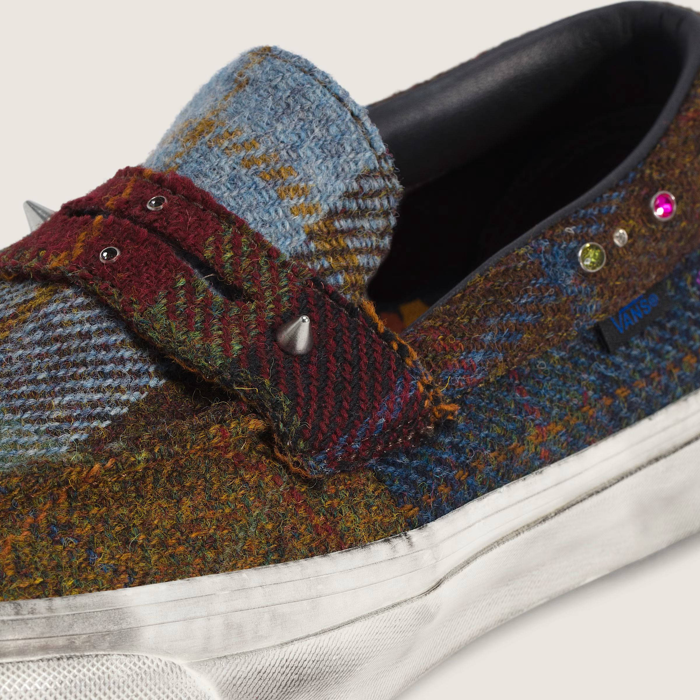 Harris Tweed x Vans Premium Loafer 53 Brown VN000Y8MCYL side