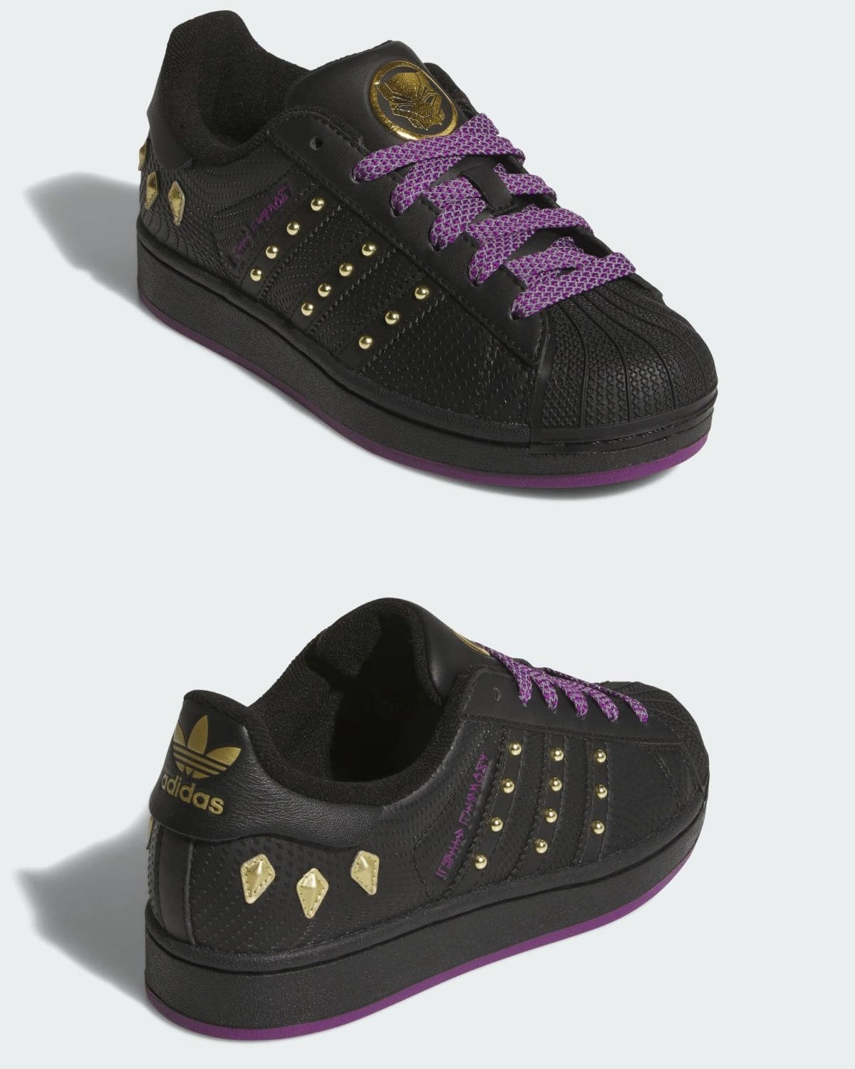 Black Panther adidas Superstar shoe official shots