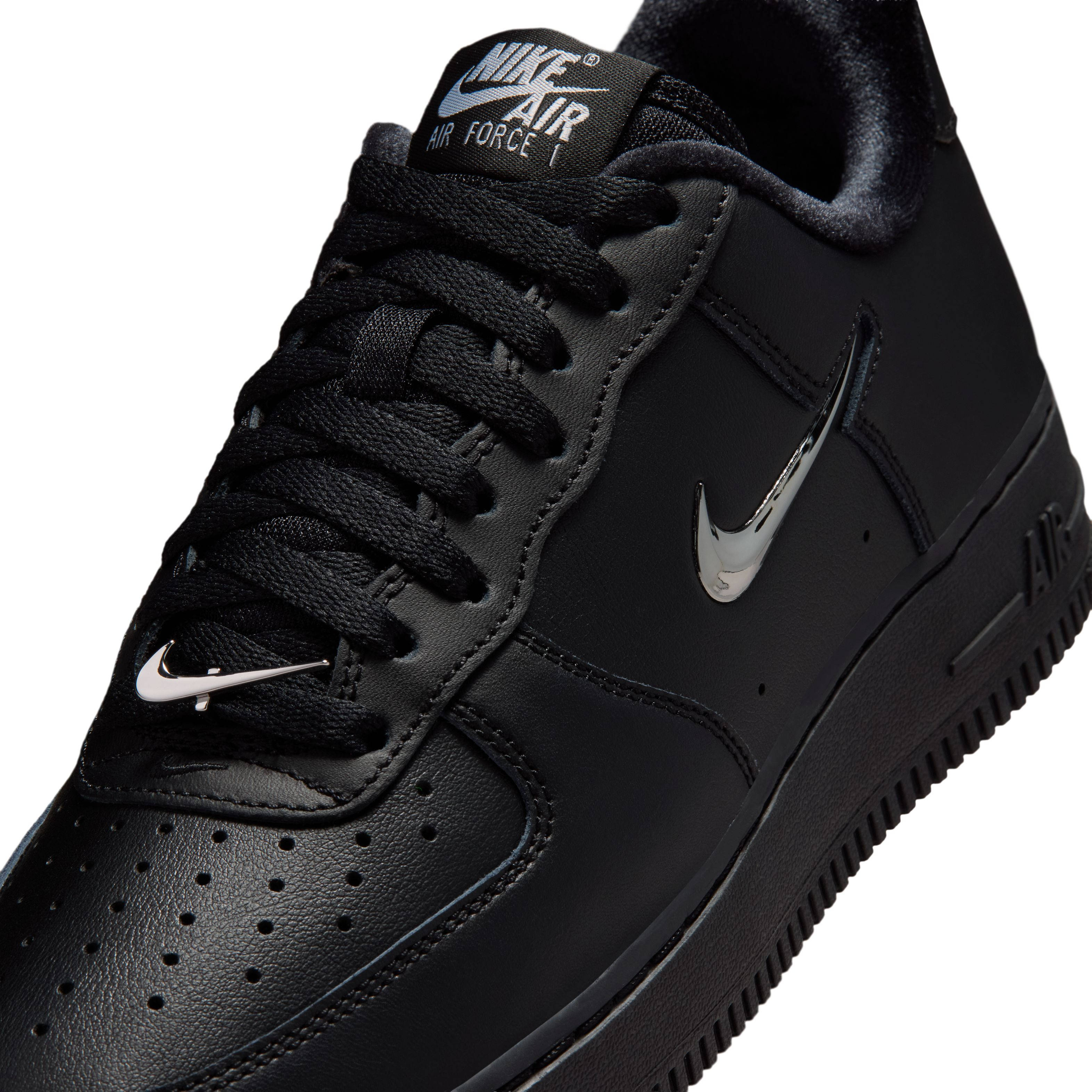Nike Air Force 1 Low Chrome Swoosh Black IV6039 001 side
