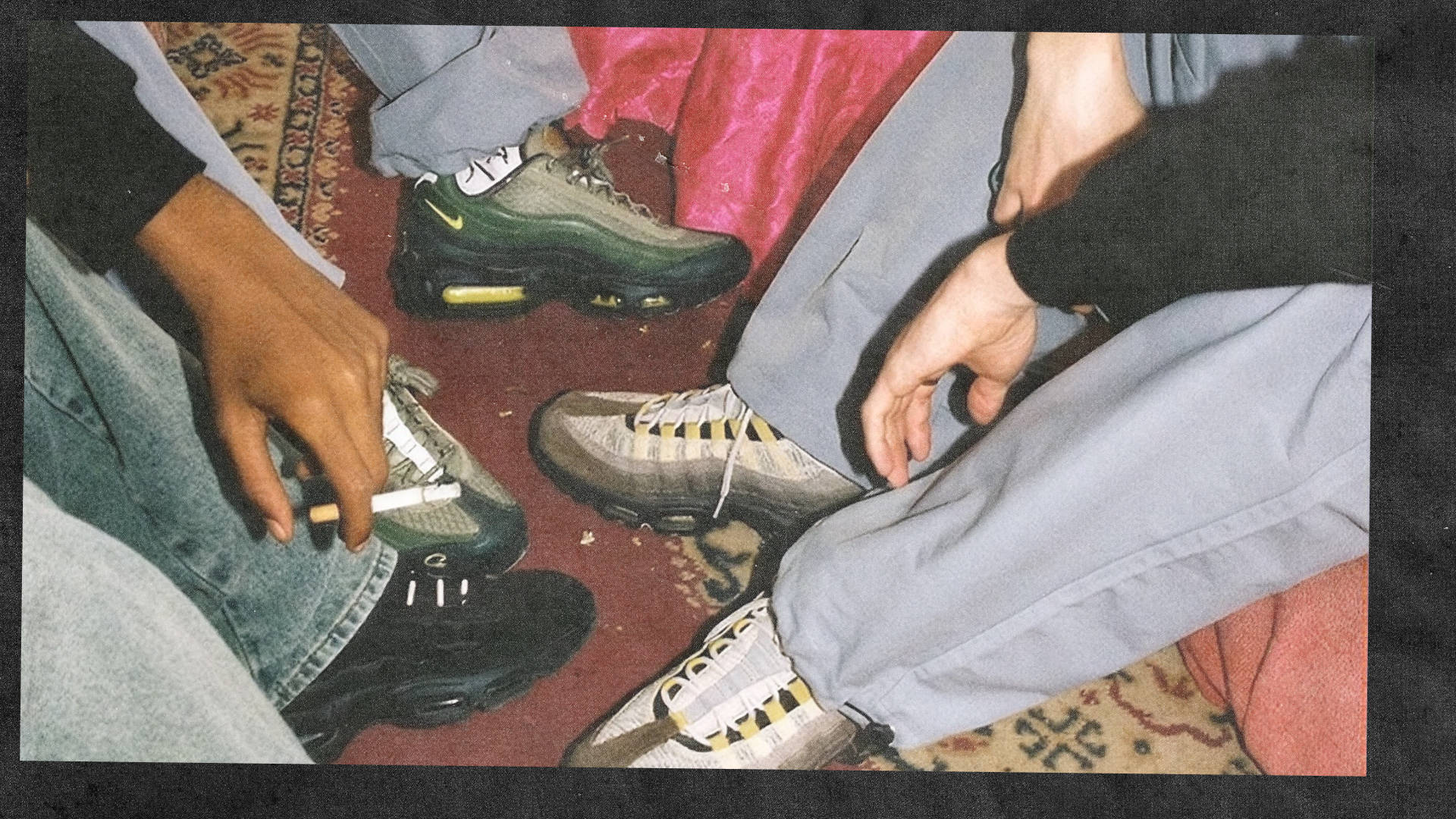 cool air max 95 photo with cigarette youth photography