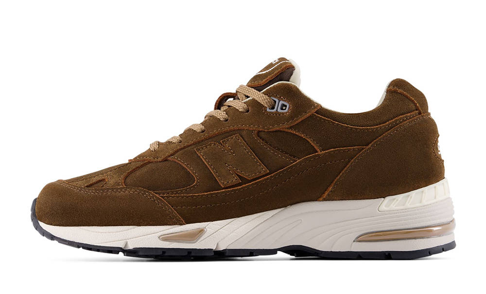 New Balance 991v1 Luxe Suede Cocoa M991BR1
