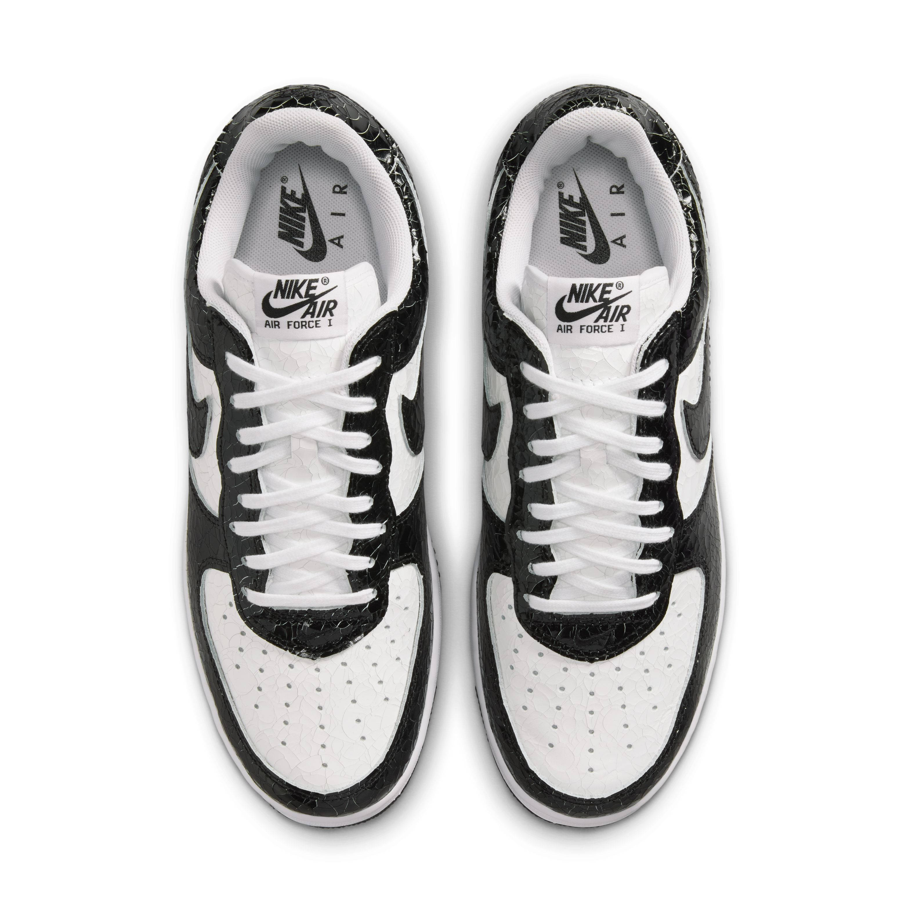 Nike Air Force 1 ’01 Cracked Leather Pack Black White JA0248 300 middle