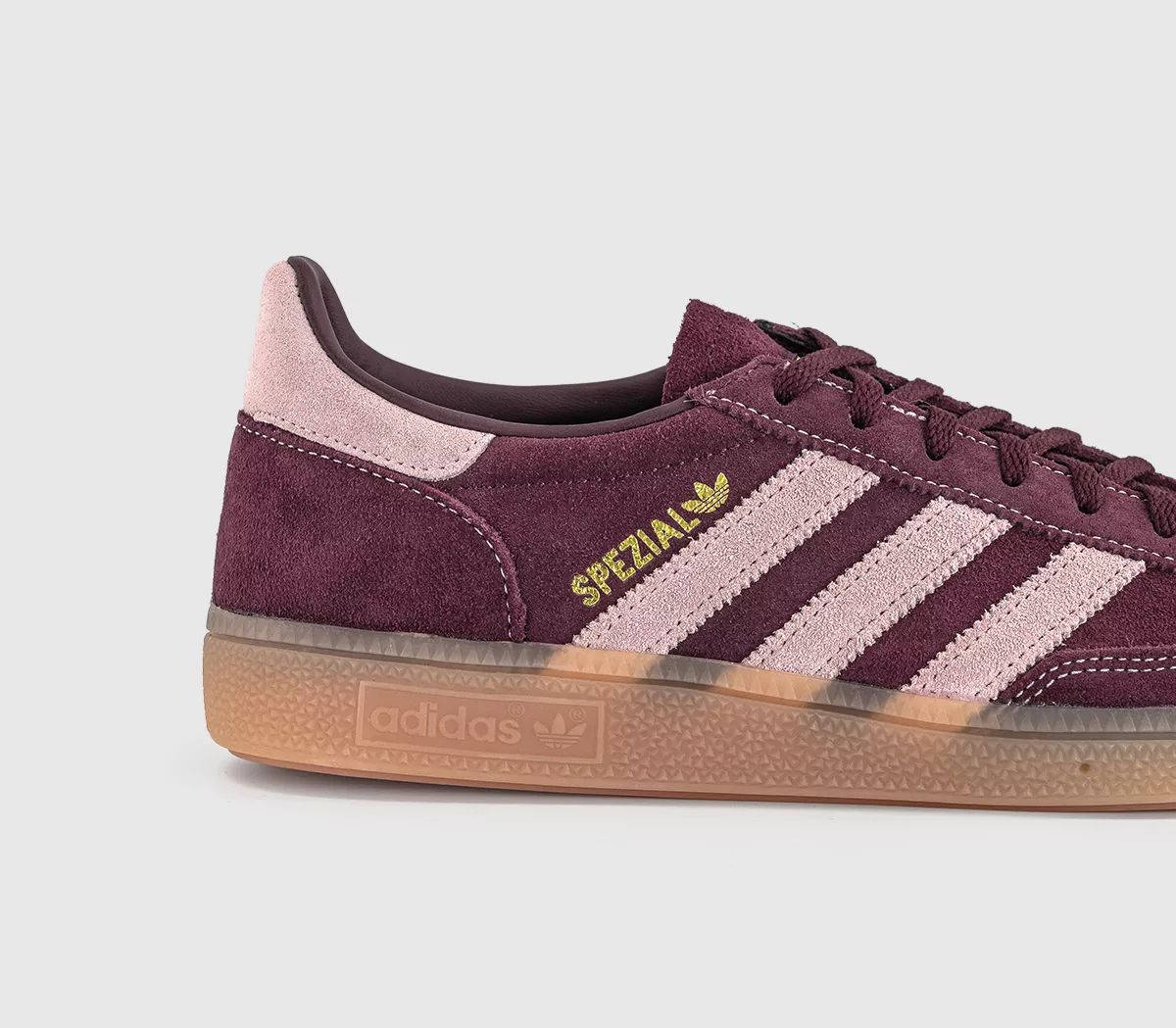 adidas Handball Spezial Burgundy Pink LA7845 heel