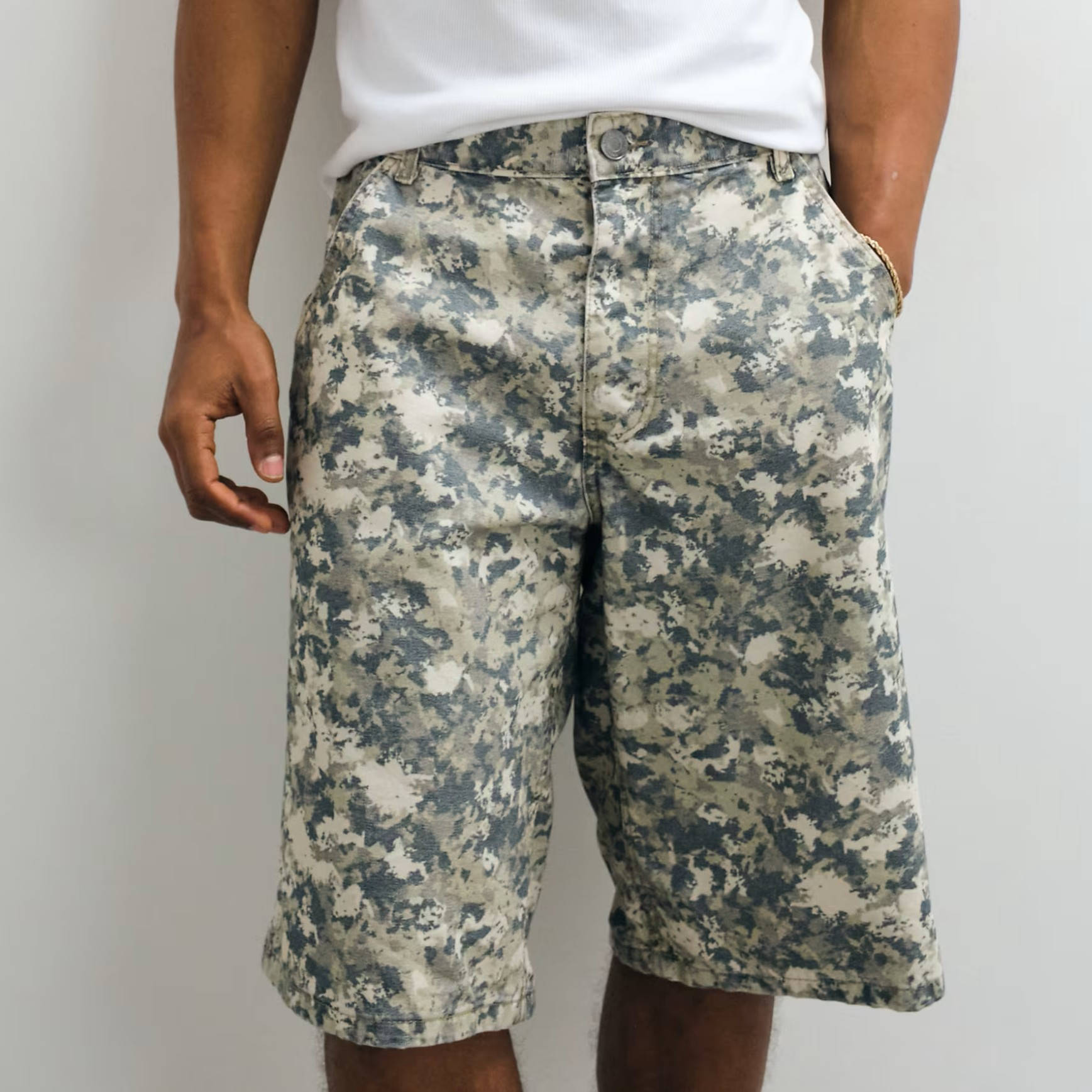 asos military shorts