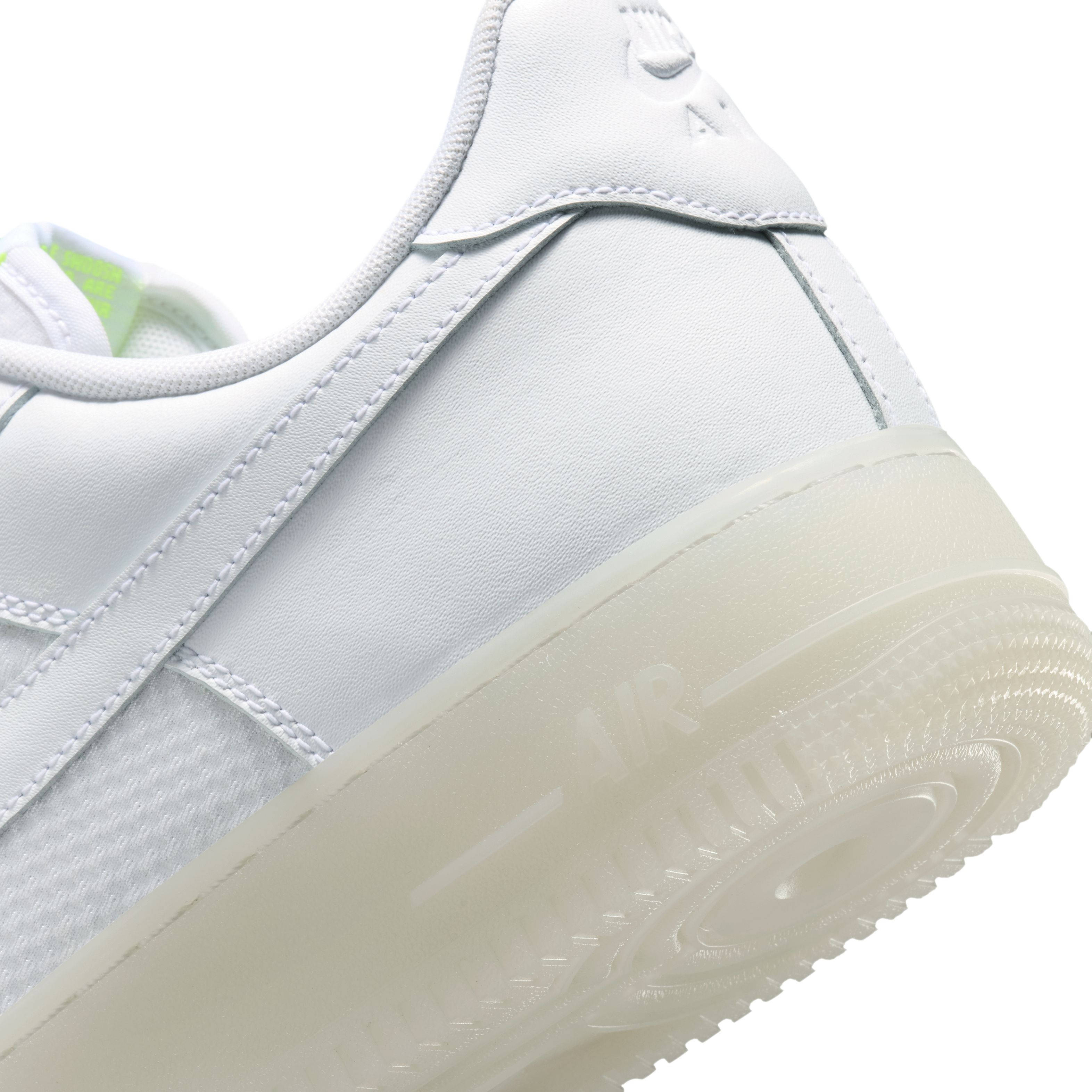 Nike Air Force 1 07 LV8 White Volt IR2006 100 heel