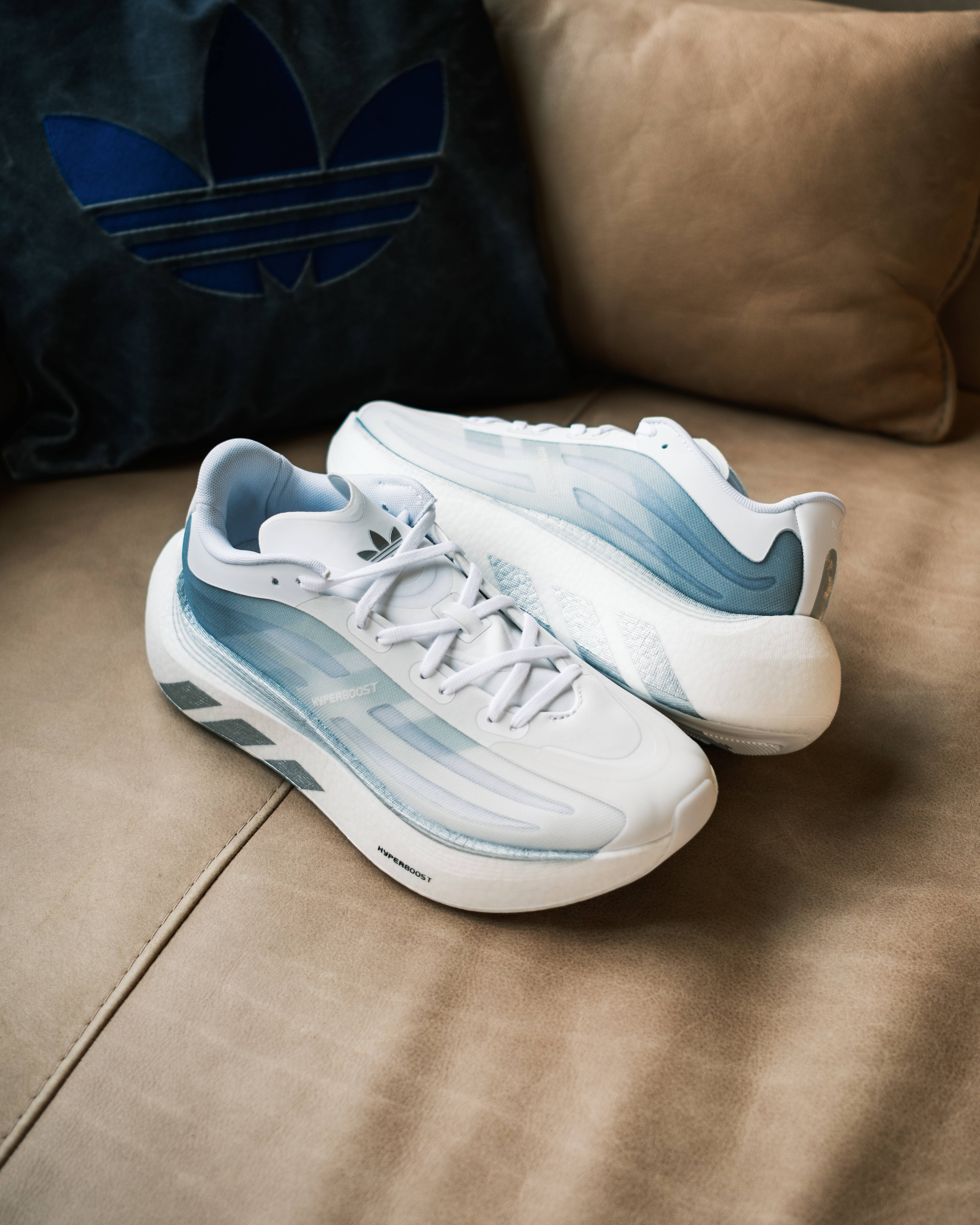 hyperboost euphoria adidas leather couch backdrop