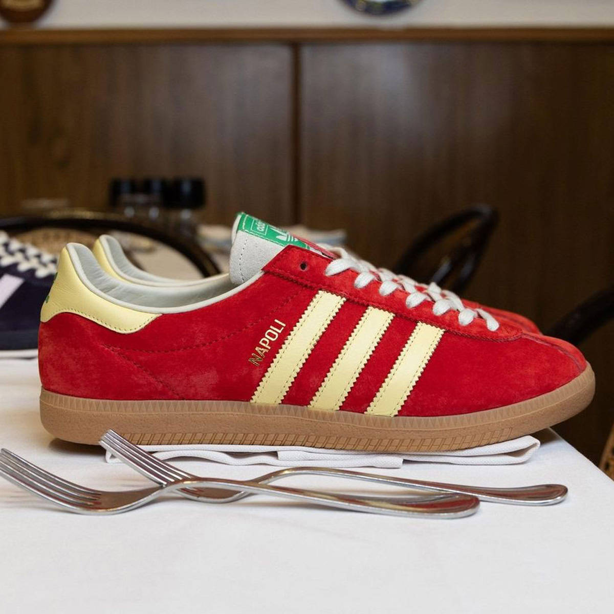 size x adidas Napoli Pizza Pack Red Lifestyle