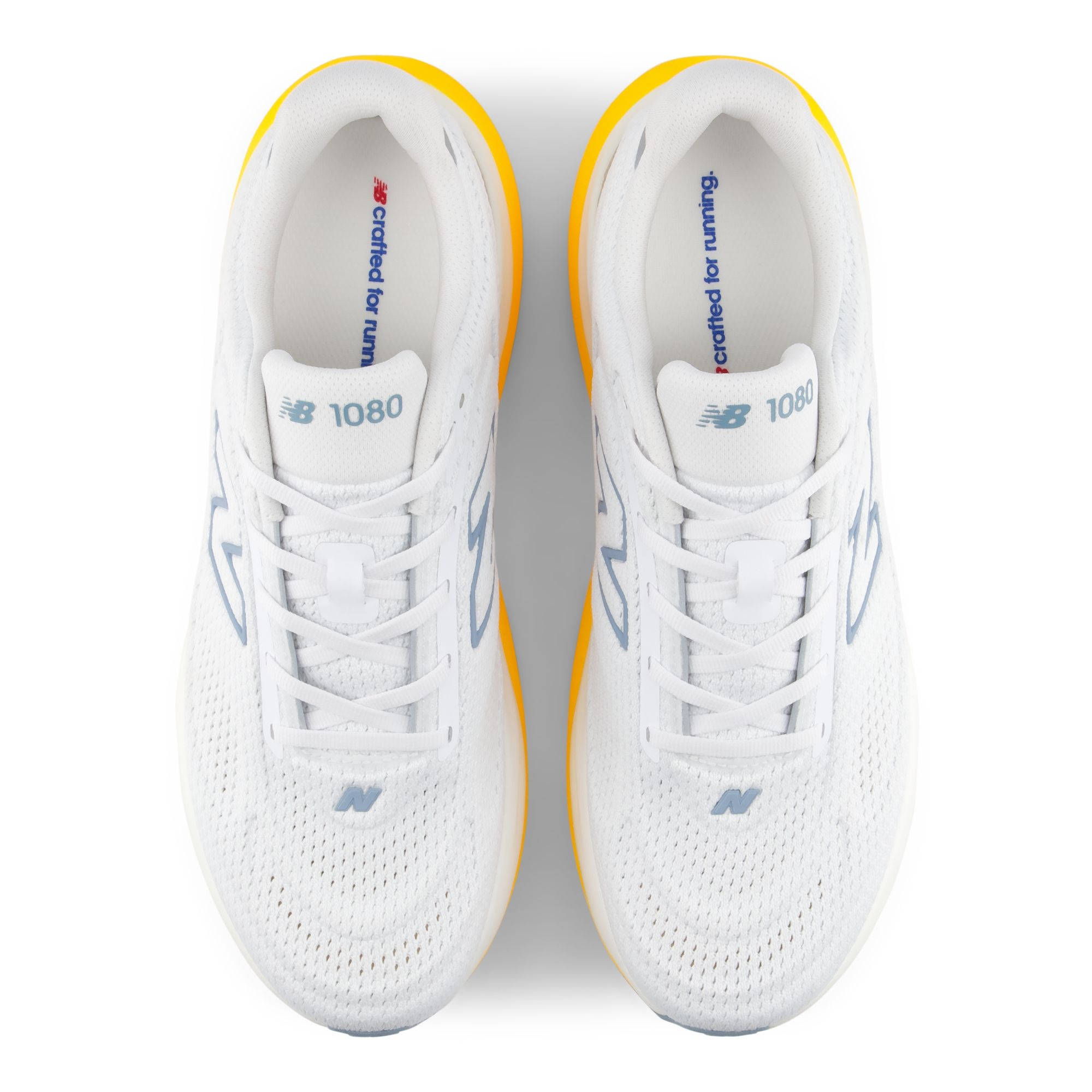 New Balance 1080 v15 White Satsuma Orange M108098N middle