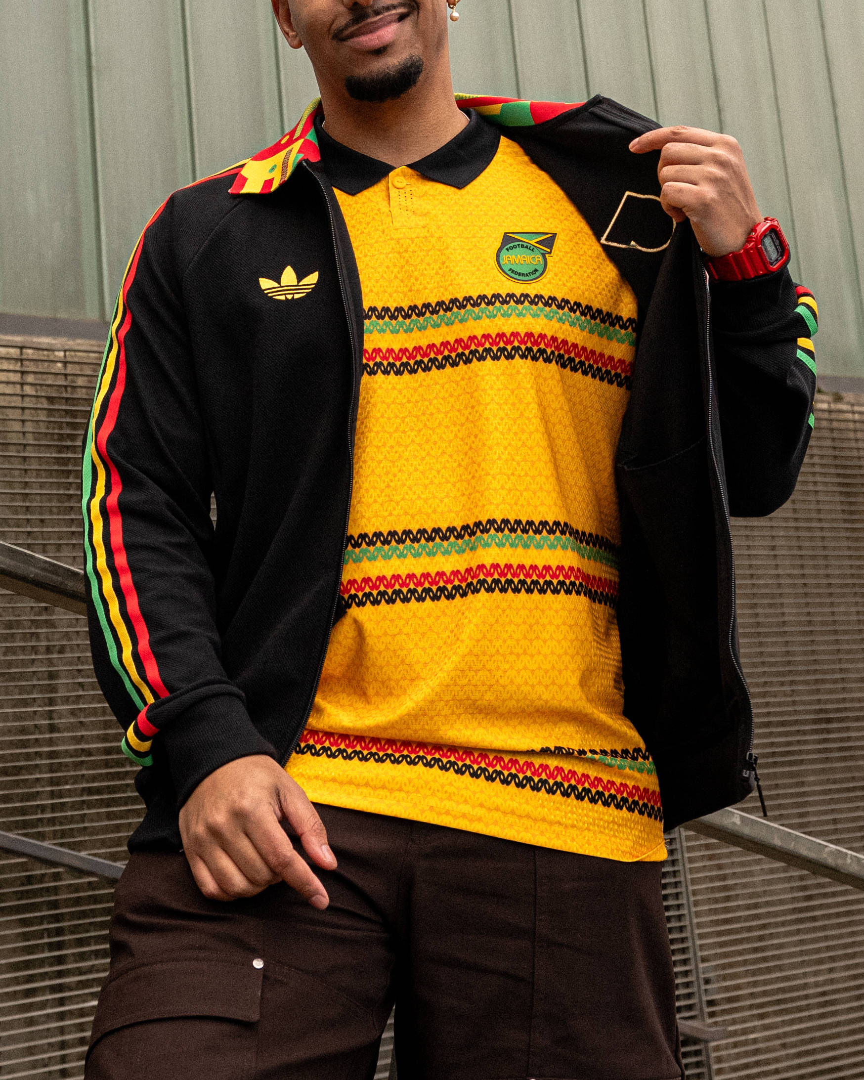 adidas jamaica bob marley football home jersey