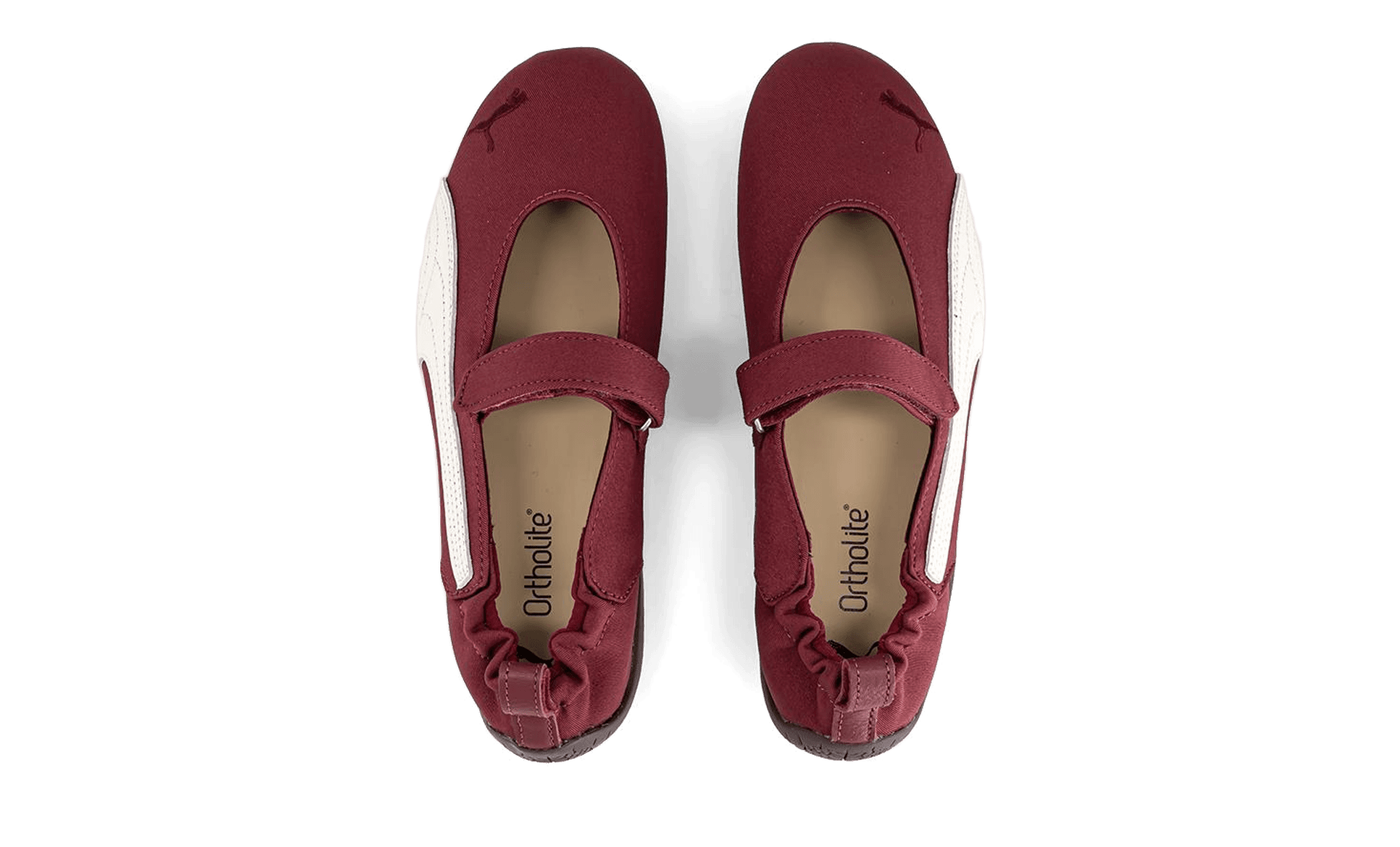 PUMA Speedcat Ballet Fleur Wine Red White 410309-01 middle