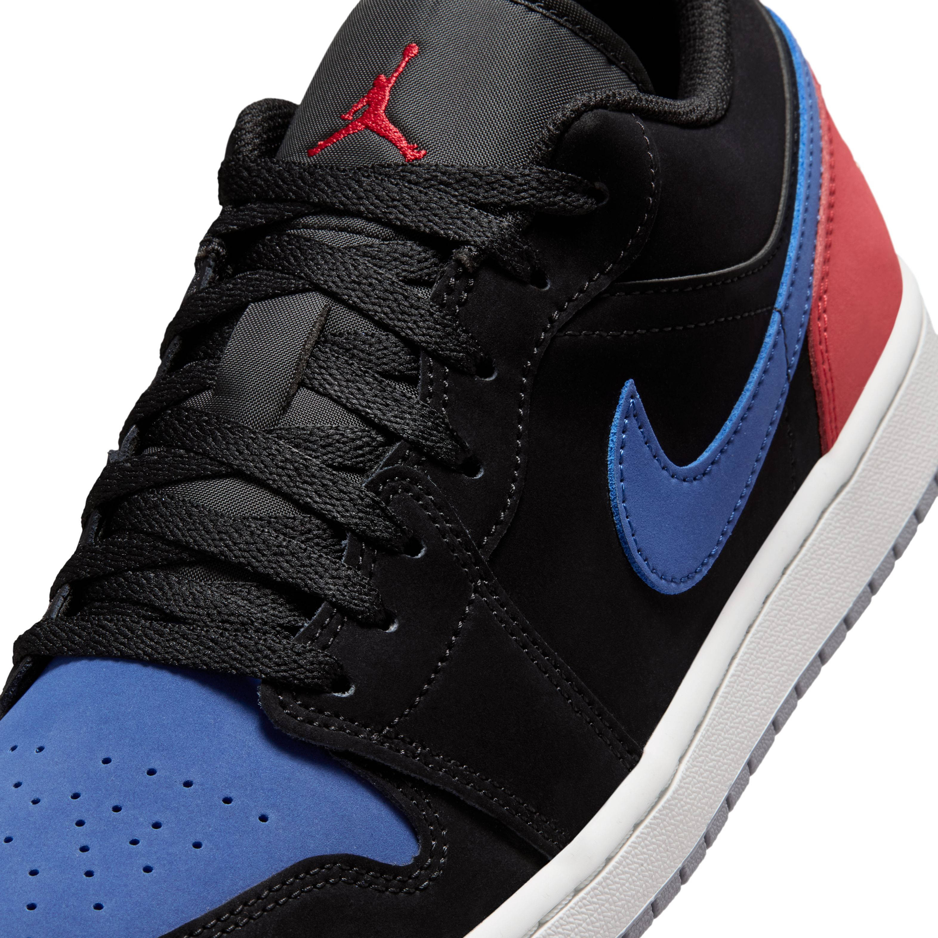 Air Jordan 1 Low True Blue Varsity Red 553558 049 side