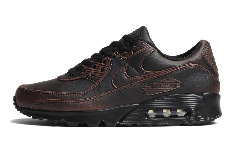 Nike Air Max 90 Premium Essential Black Cinnamon | IQ7130-001