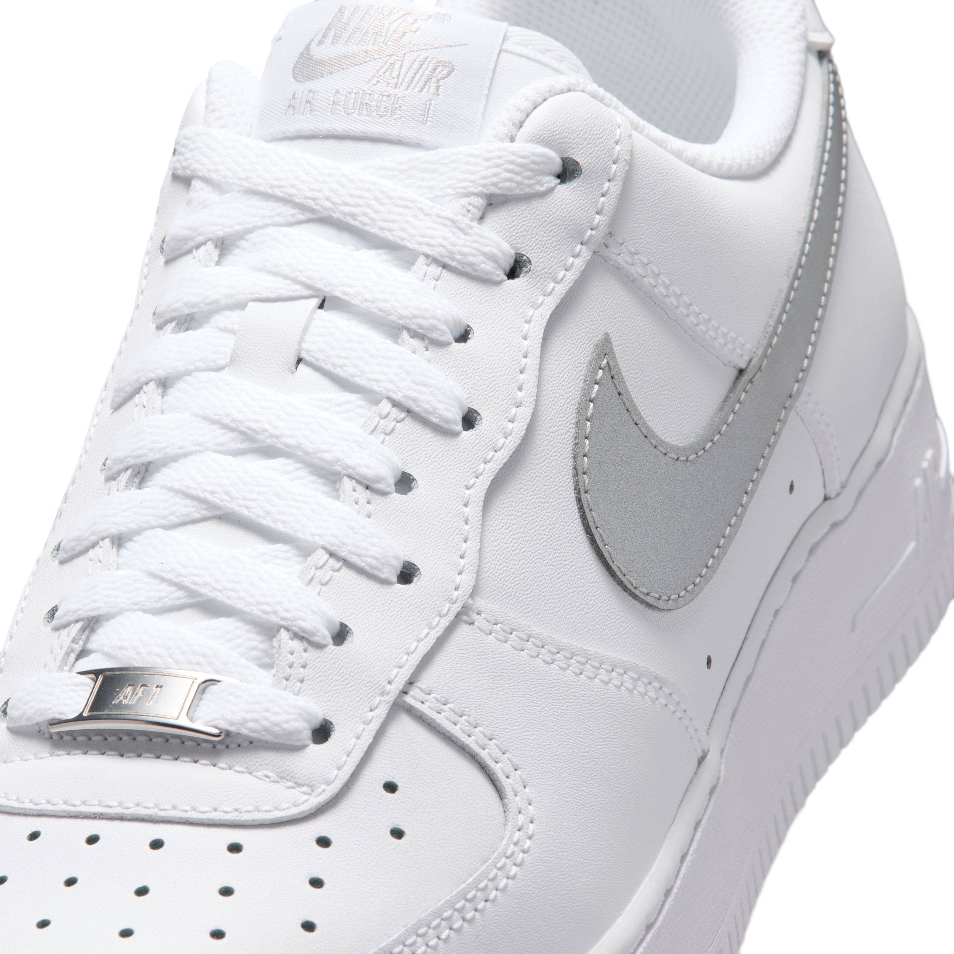 Nike Air Force 1 Low 07 White Metallic Silver FJ4146 134 side