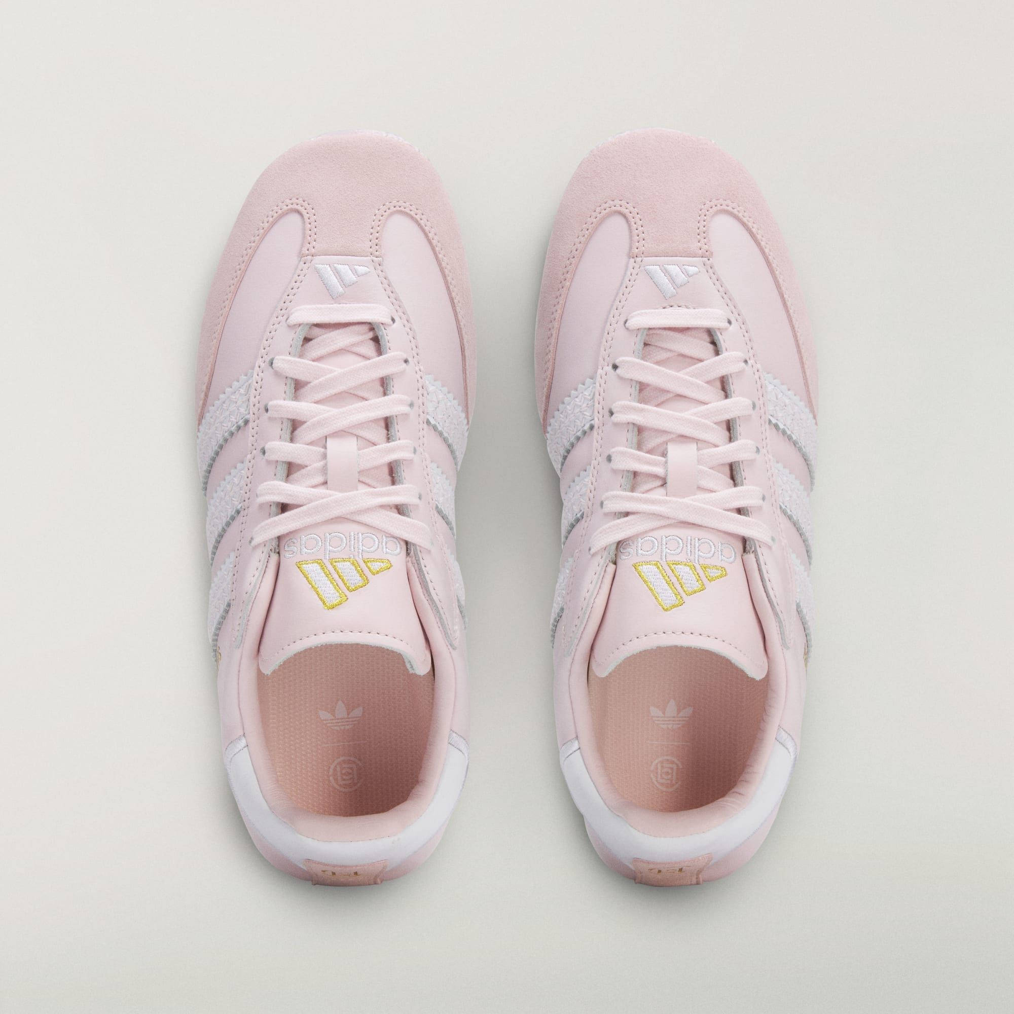 CLOT x adidas Samba Espadrille Pink KI4328 middle