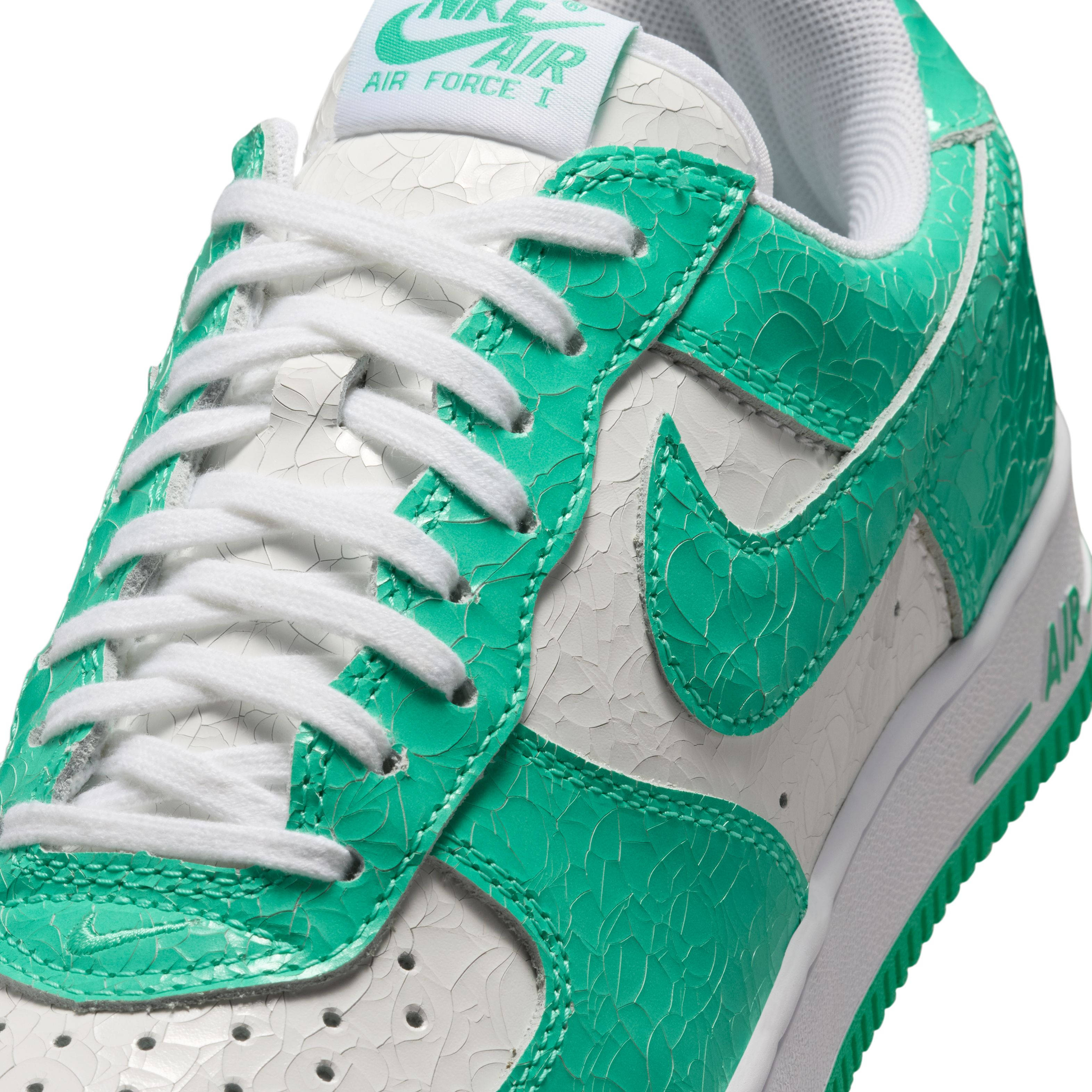 Nike Air Force 1 ’01 Cracked Leather Pack Menta White JA0248 001 side