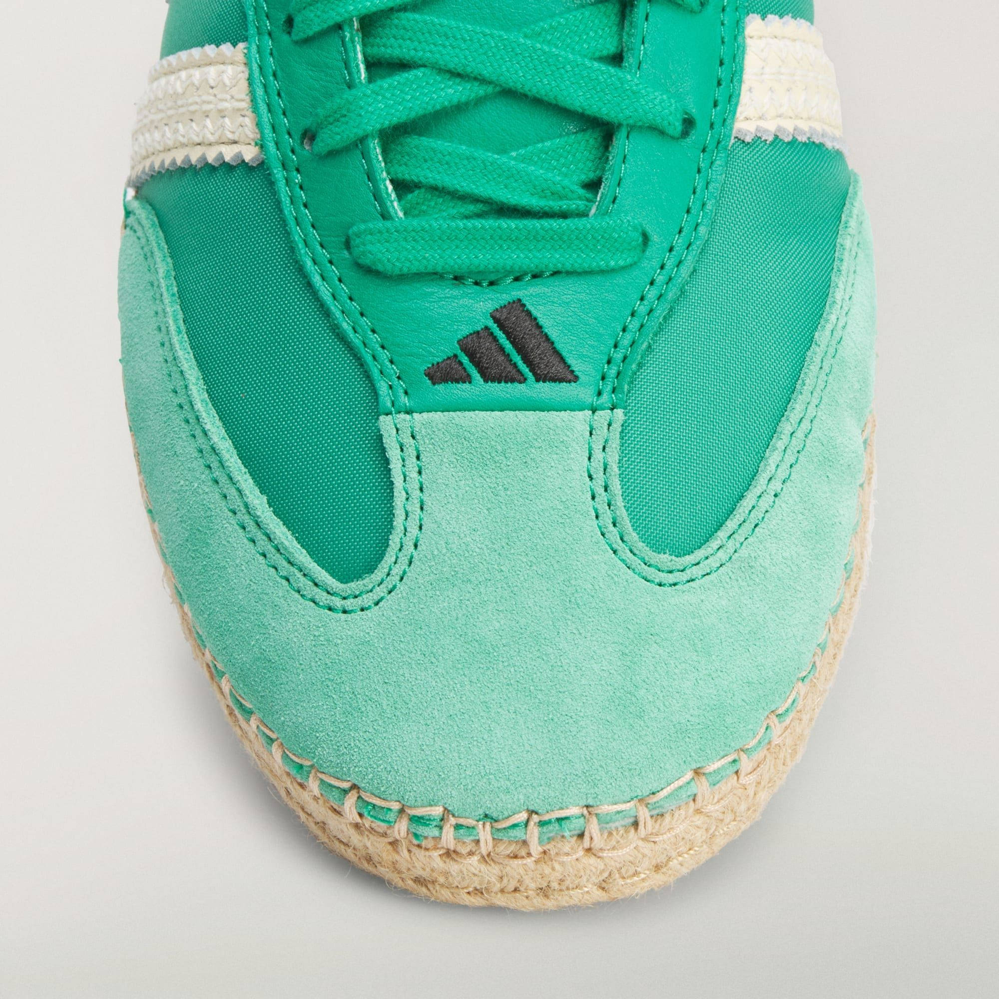 CLOT x adidas Samba Espadrille Green KI4326 toe