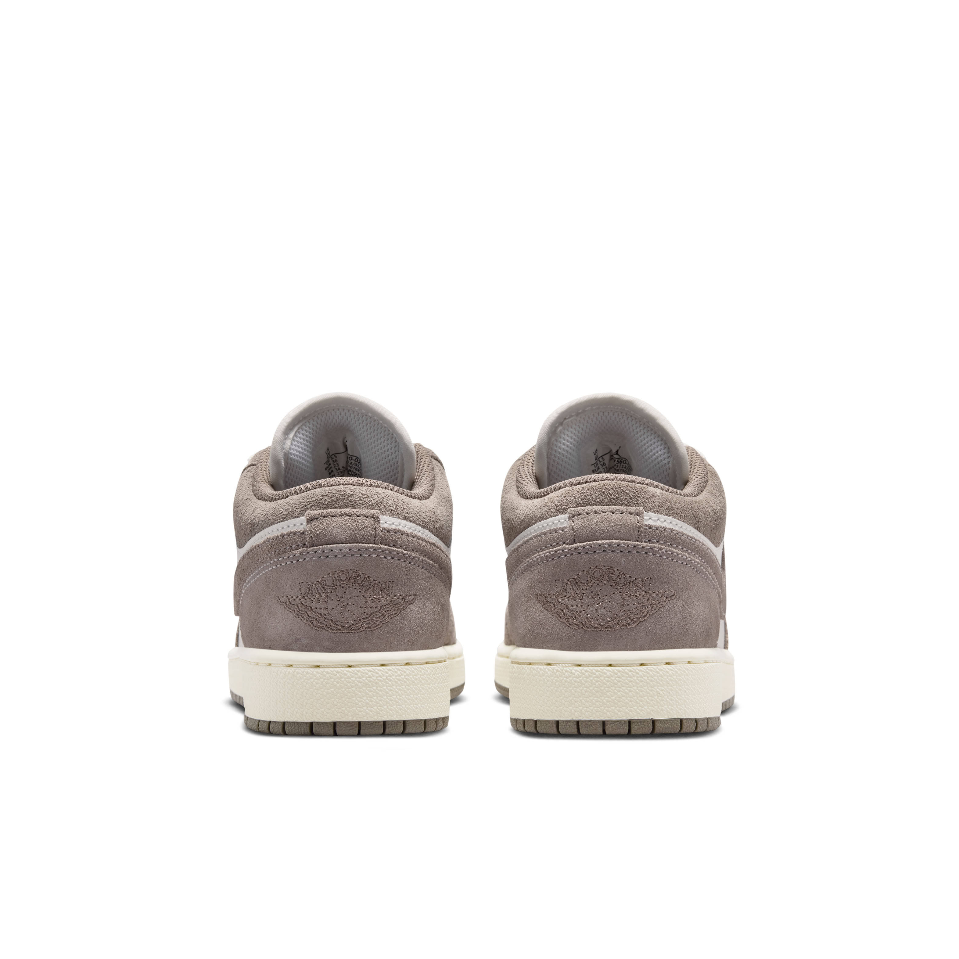 Air Jordan 1 Low GS Olive Grey Enigma Stone Heel